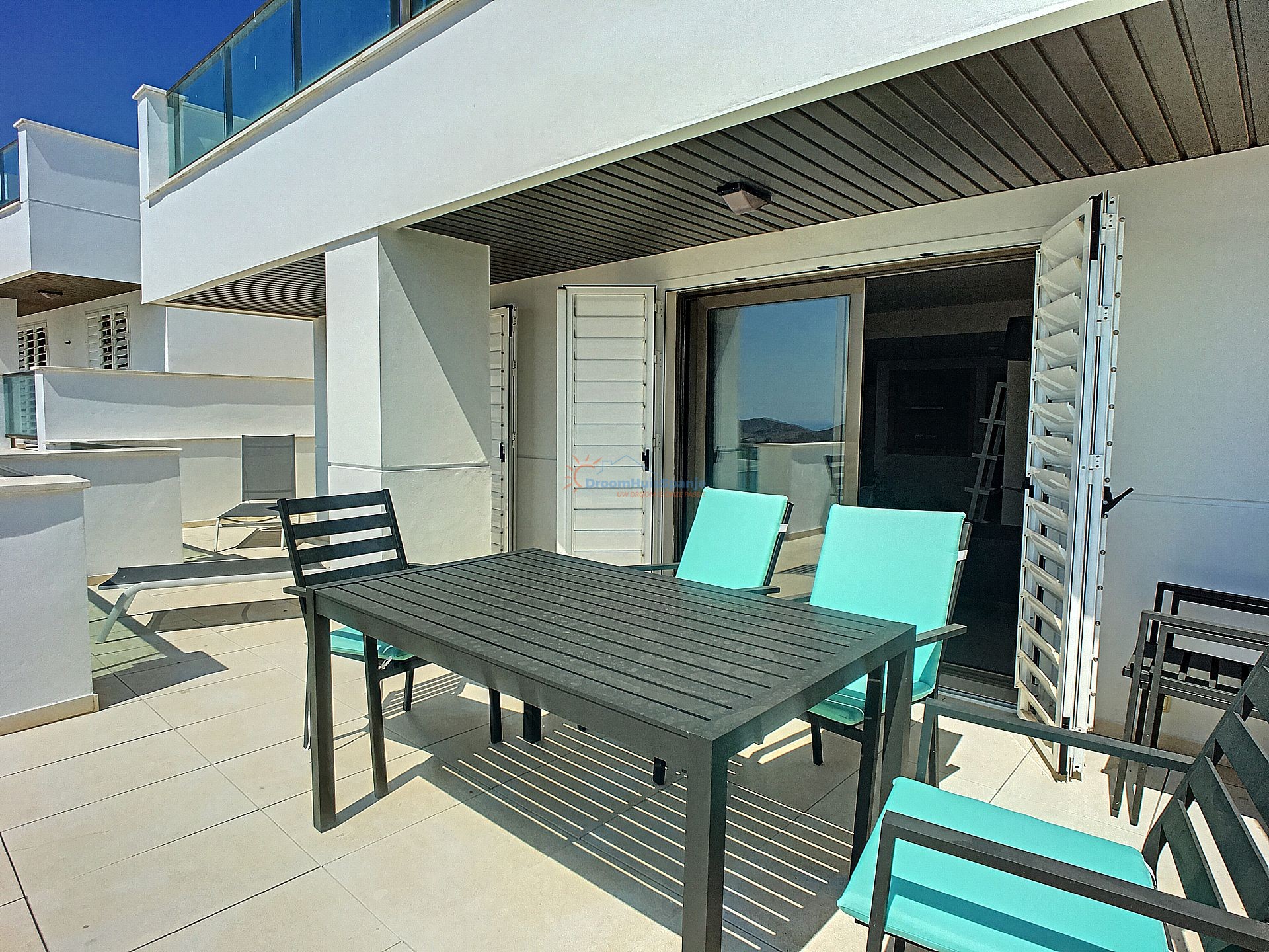 Apartment with panoramic view over the golf and the Mediterranean sea - DroomHuisSpanje