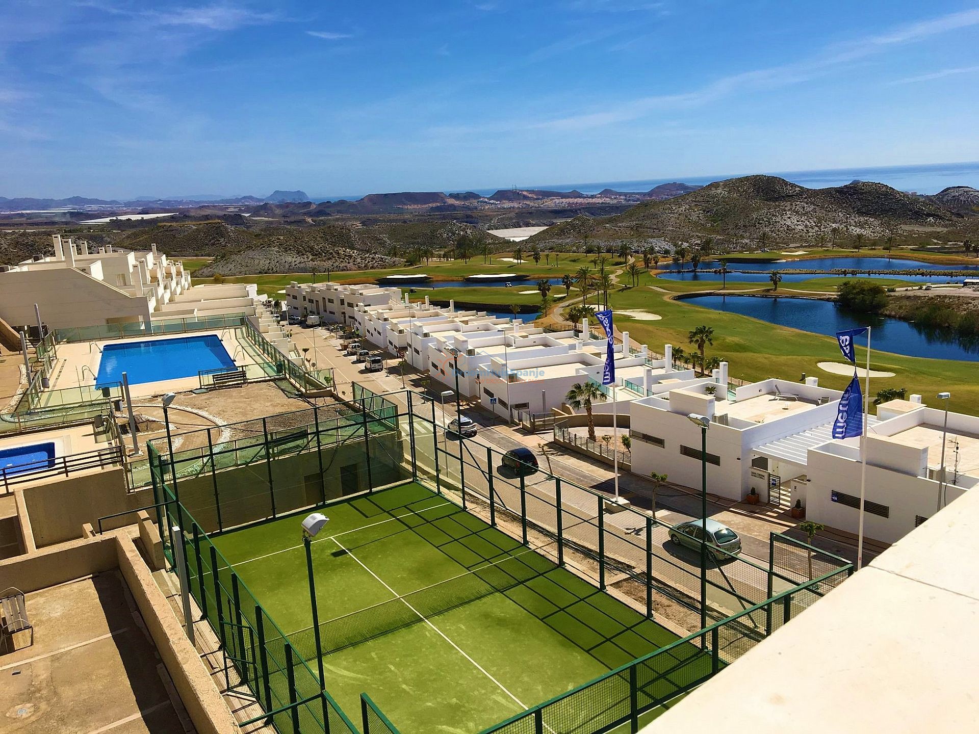 Apartment with panoramic view over the golf and the Mediterranean sea - DroomHuisSpanje