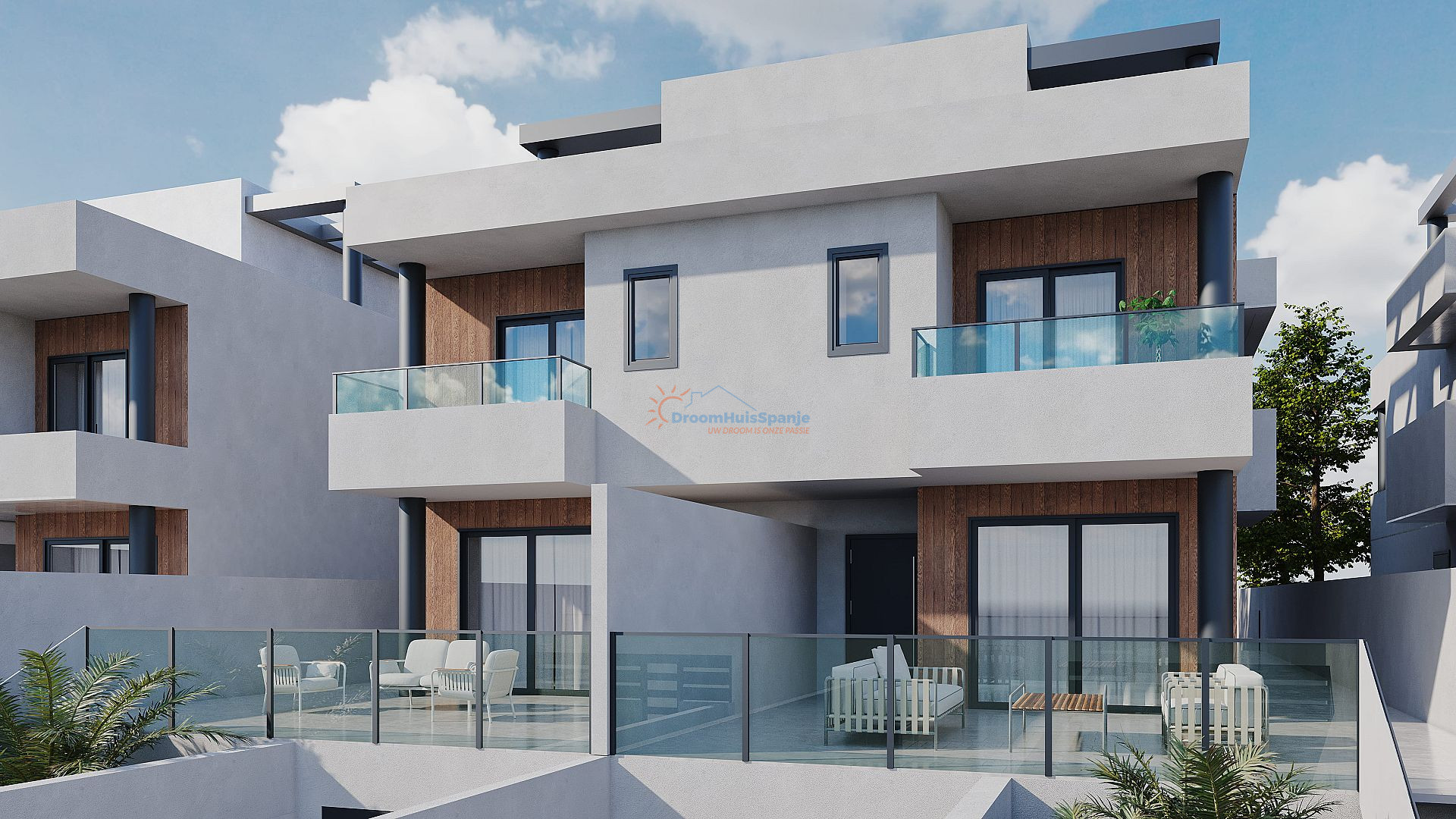 Geschakelde woning met tuin en privé zwembad  - DroomHuisSpanje