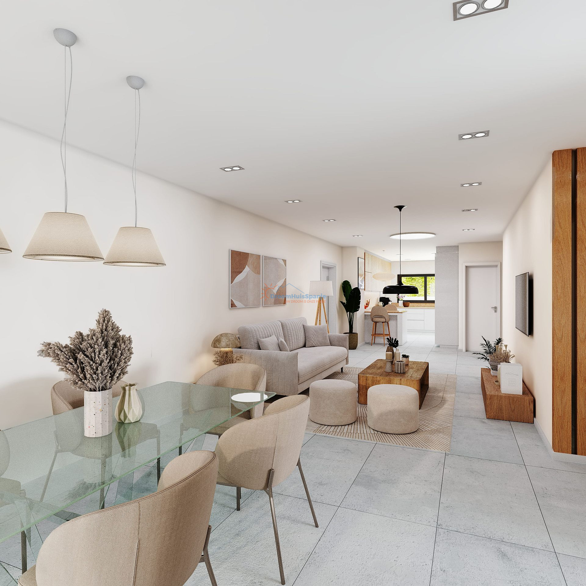 Geschakelde woning met tuin en privé zwembad  - DroomHuisSpanje