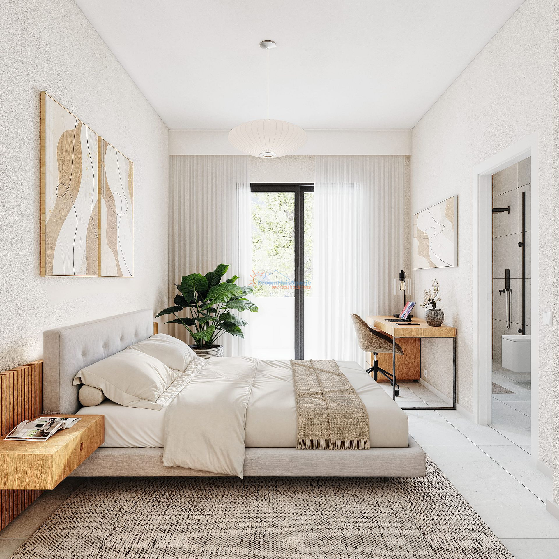 Geschakelde woning met tuin en privé zwembad  - DroomHuisSpanje