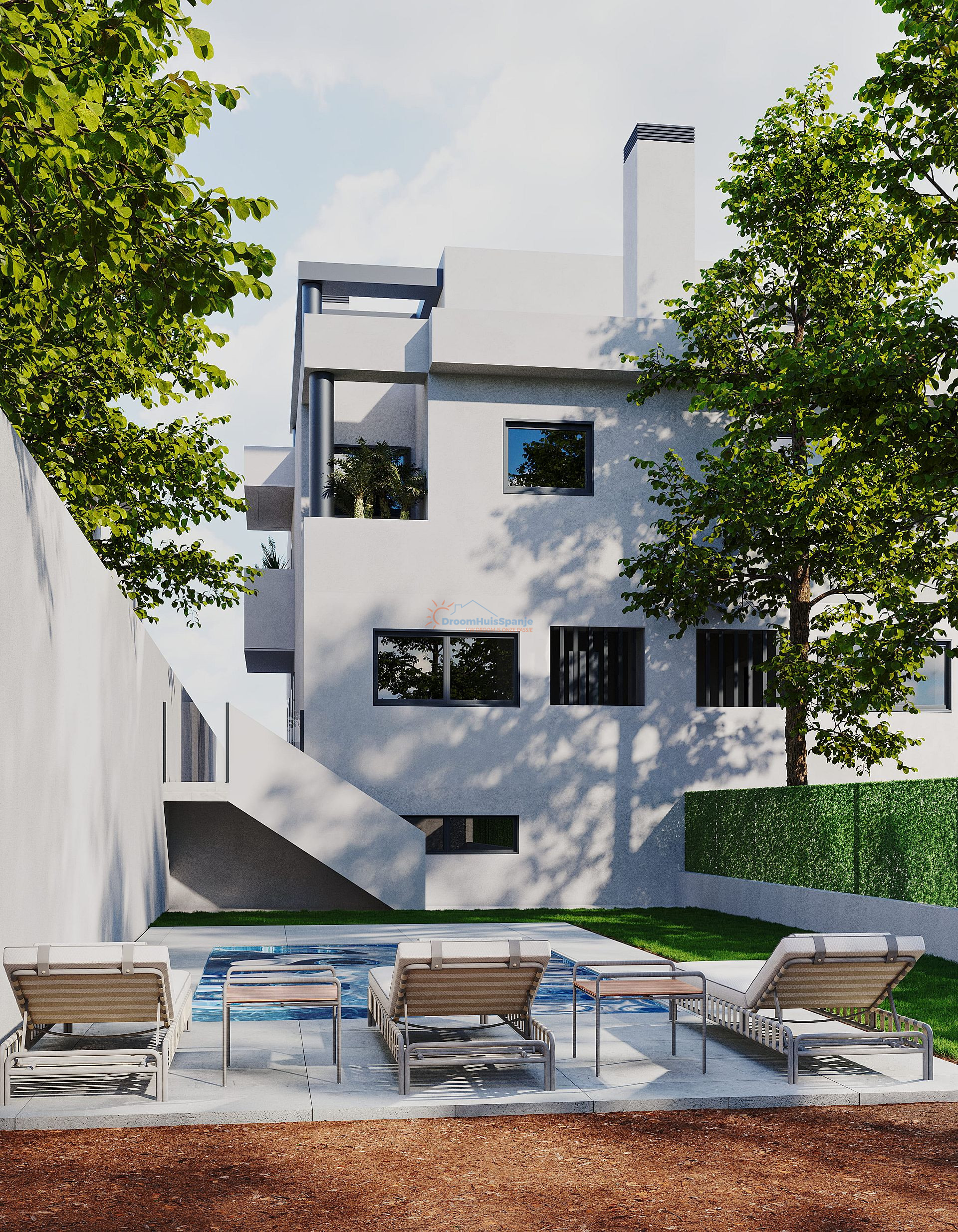 Geschakelde woning met tuin en privé zwembad  - DroomHuisSpanje