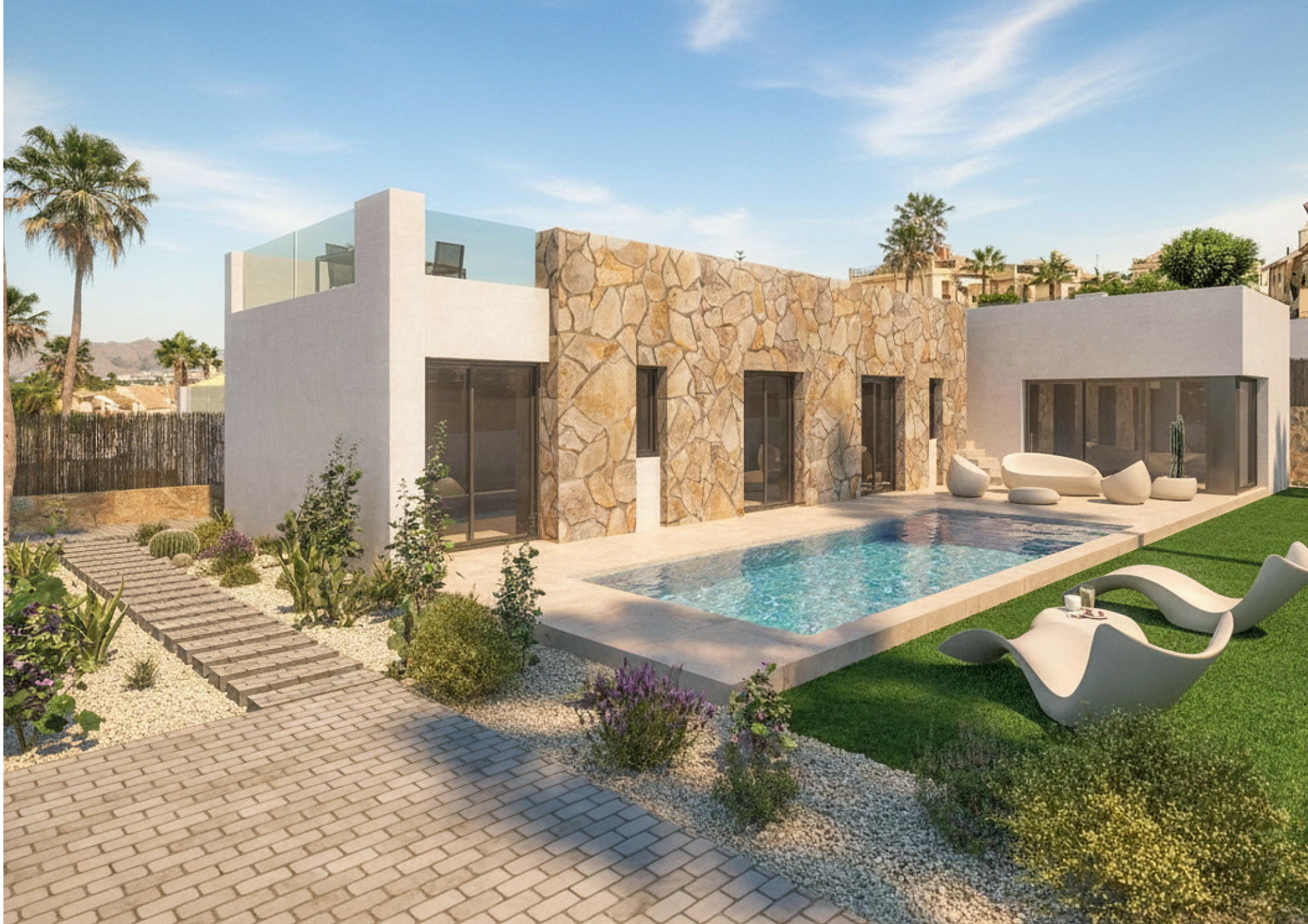 Design villa te koop op het prestigieuze La Finca  - DroomHuisSpanje