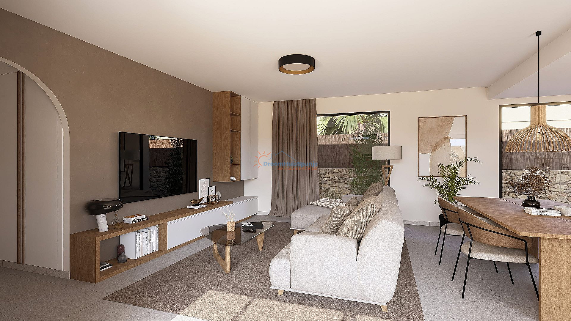 Chalet independiente en Altaona Golf - Obra nueva - DroomHuisSpanje