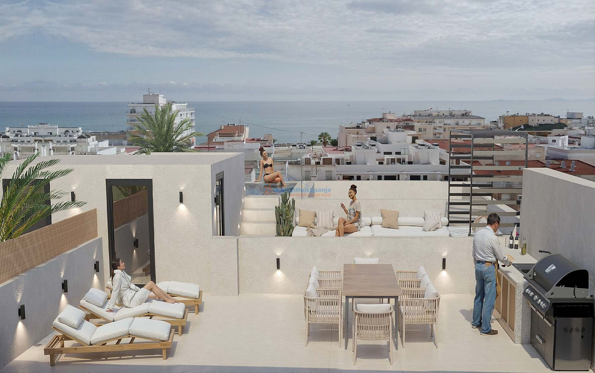Penthouse in torrevieja op 300m van het strand - DroomHuisSpanje