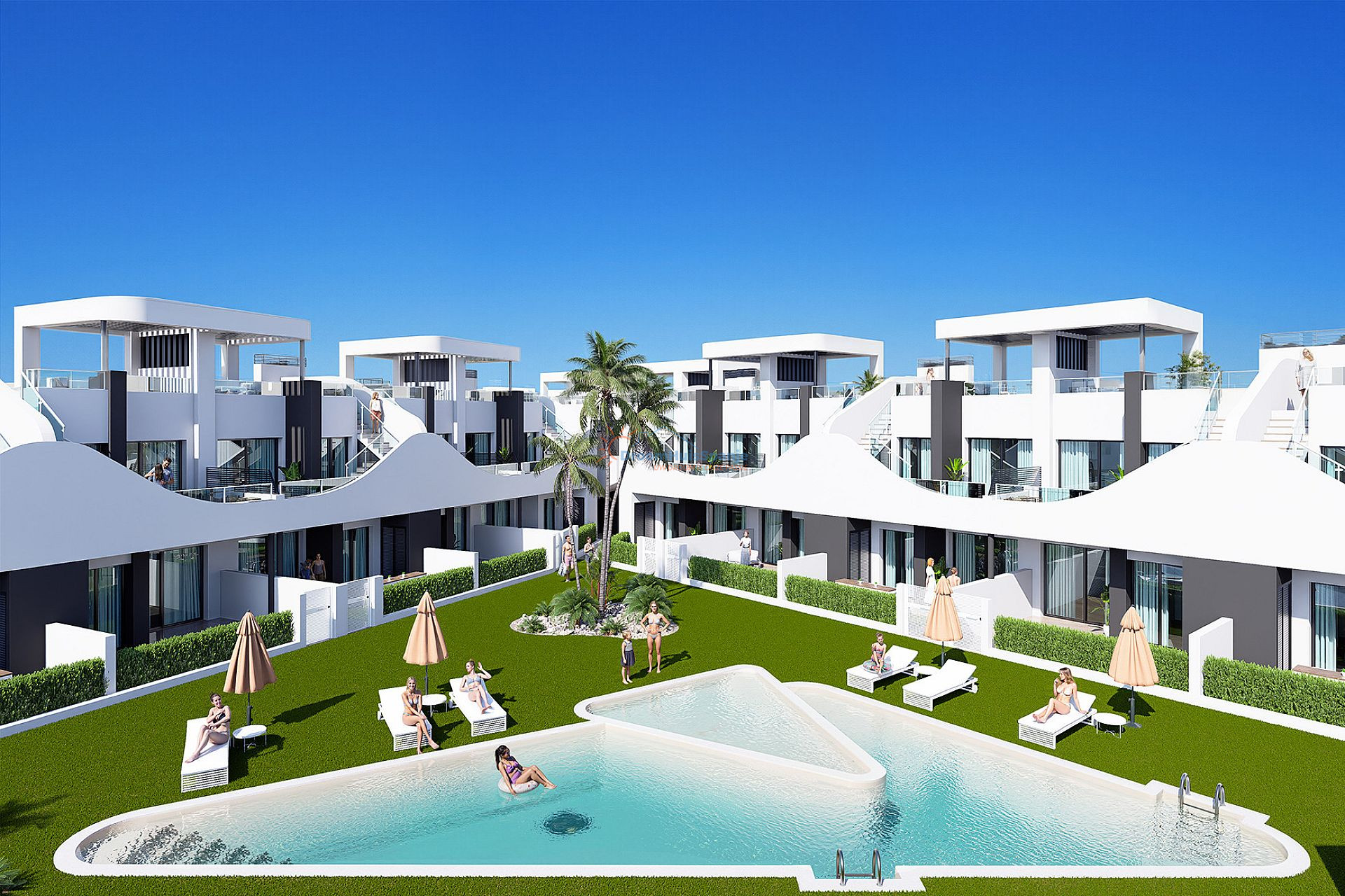 Gelijkvloers appartement met privé tuin in San Fulgencio - DroomHuisSpanje