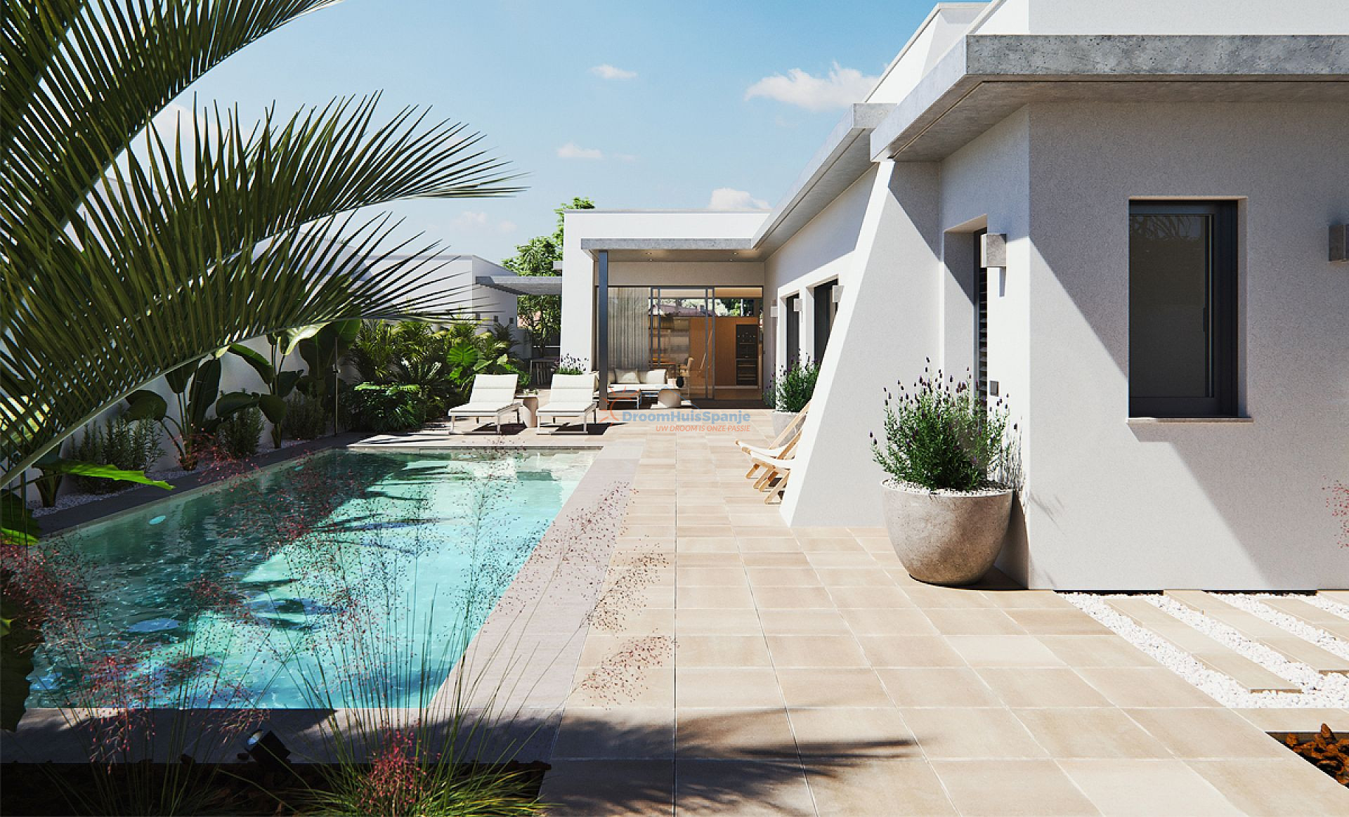 Exclusive villa on 600m2 plot with private pool - DroomHuisSpanje