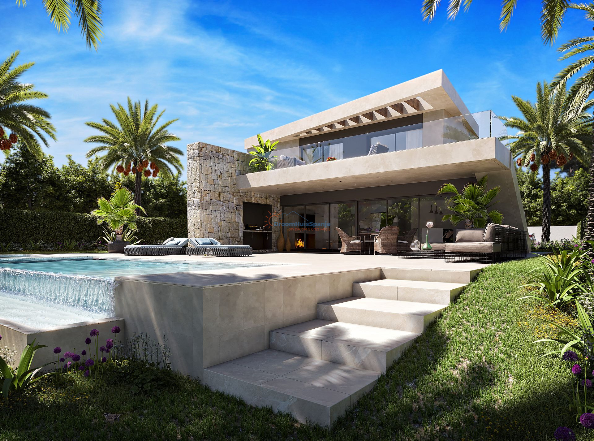 Luxueuze 3 slaapkamer villa in Desert Springs Golf, Almeria te koop - DroomHuisSpanje