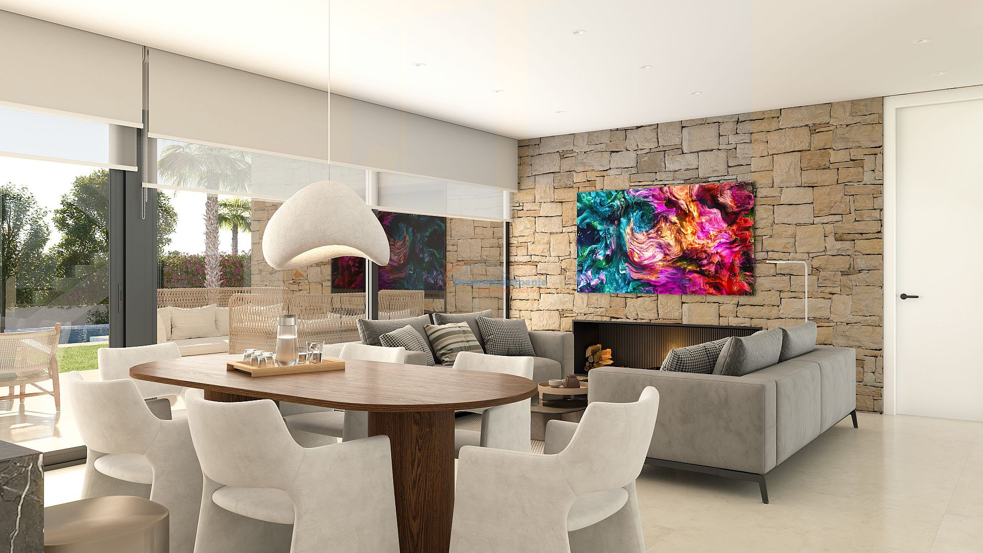 Luxueuze 3 slaapkamer villa in Desert Springs Golf, Almeria te koop - DroomHuisSpanje