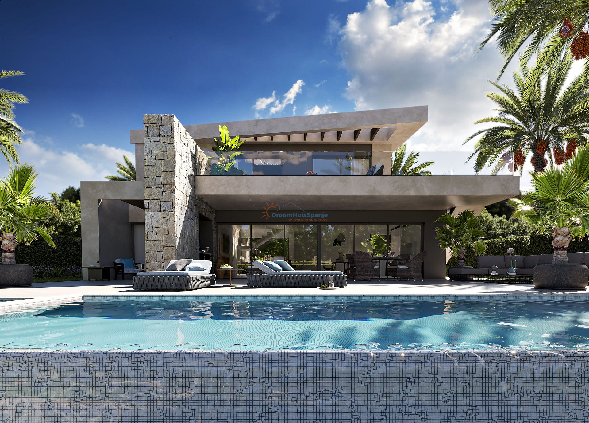 Luxueuze 3 slaapkamer villa in Desert Springs Golf, Almeria te koop - DroomHuisSpanje