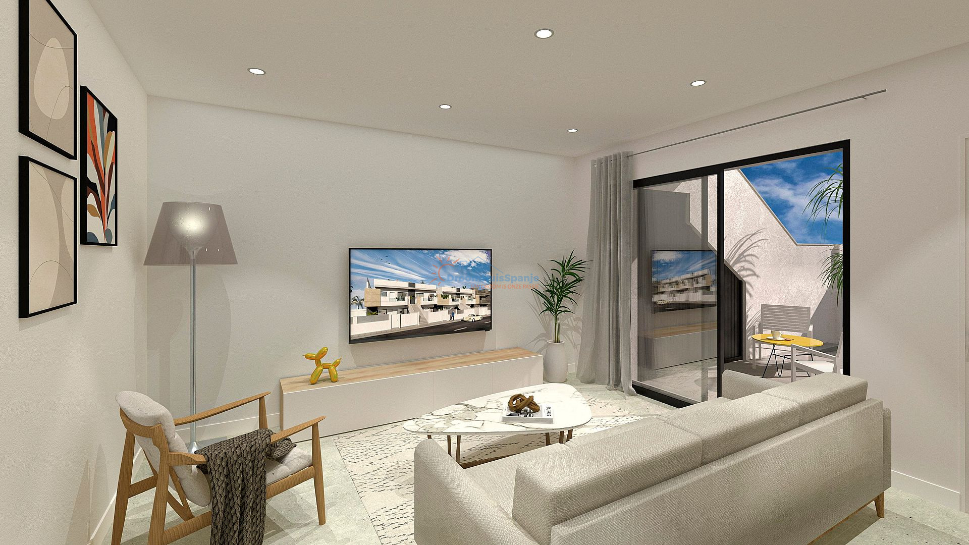 2 slaapkamer gelijkvloers appartement in San Pedro del Pinatar - DroomHuisSpanje