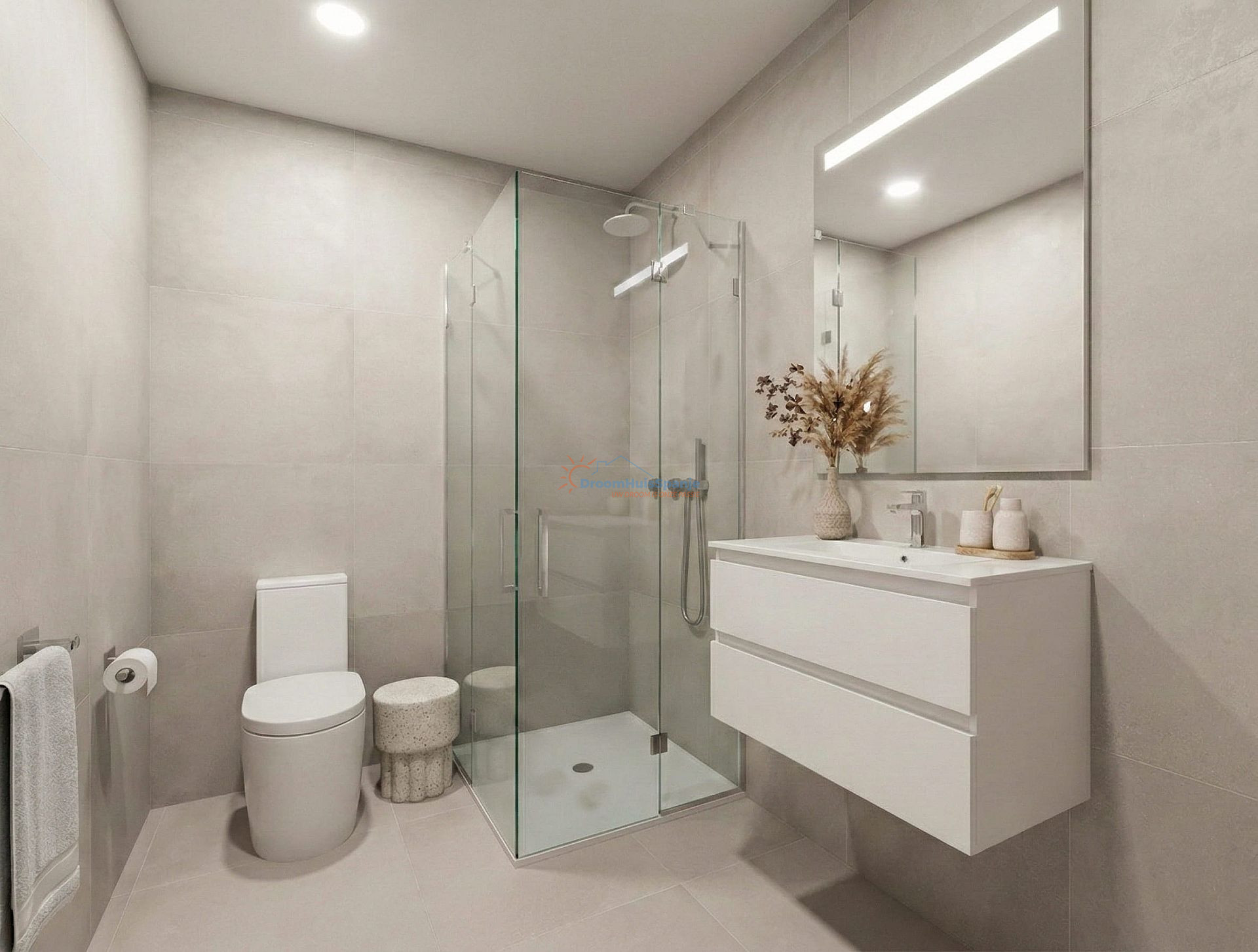 Moderne 3 slaapkamer villa met kelder en zicht op Golfbaan in Camposol - DroomHuisSpanje