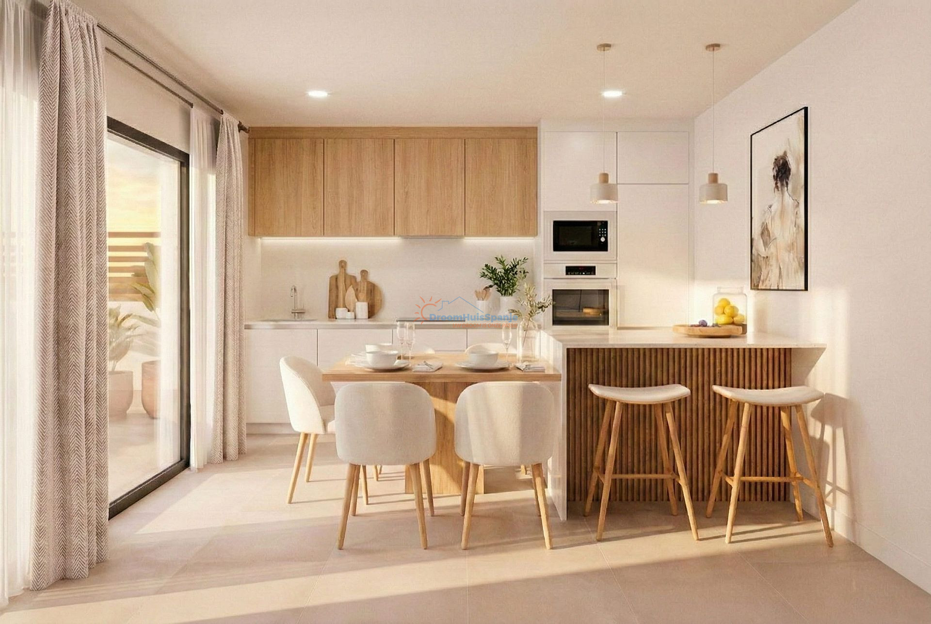 Moderne 3 slaapkamer villa met kelder en zicht op Golfbaan in Camposol - DroomHuisSpanje