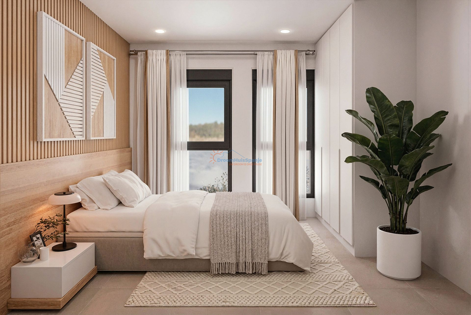 Moderne 3 slaapkamer villa met kelder en zicht op Golfbaan in Camposol - DroomHuisSpanje