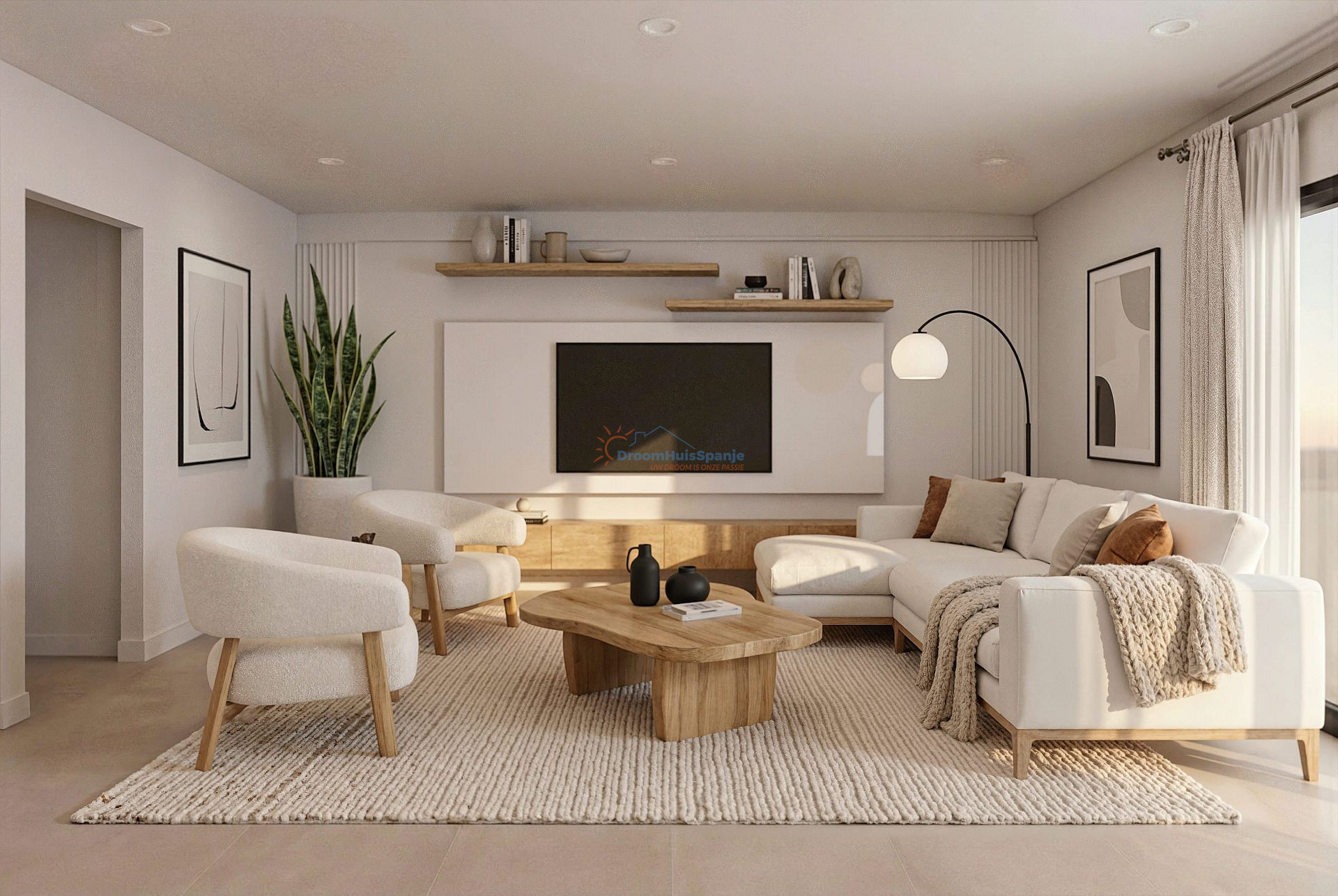 Moderne 2 slaapkamer villa te koop in Mazarron - DroomHuisSpanje