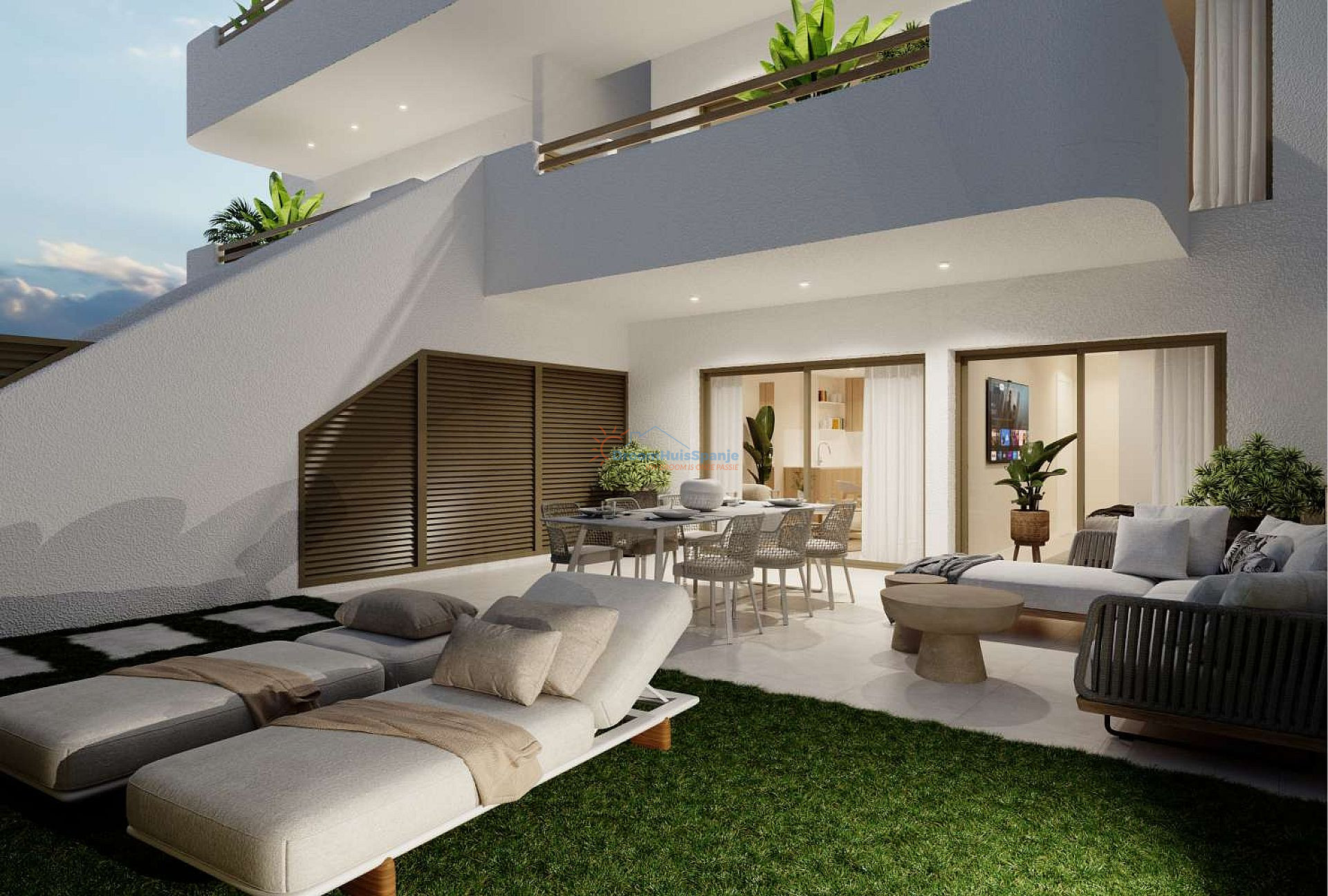 3 slaapkamer begane grond met ruime privé tuin in Costa Calida - DroomHuisSpanje