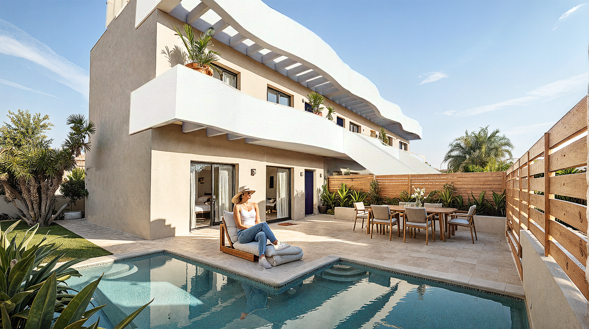 Hoekappartement met zeer ruime tuin te koop in Pilar de la Horadada - DroomHuisSpanje