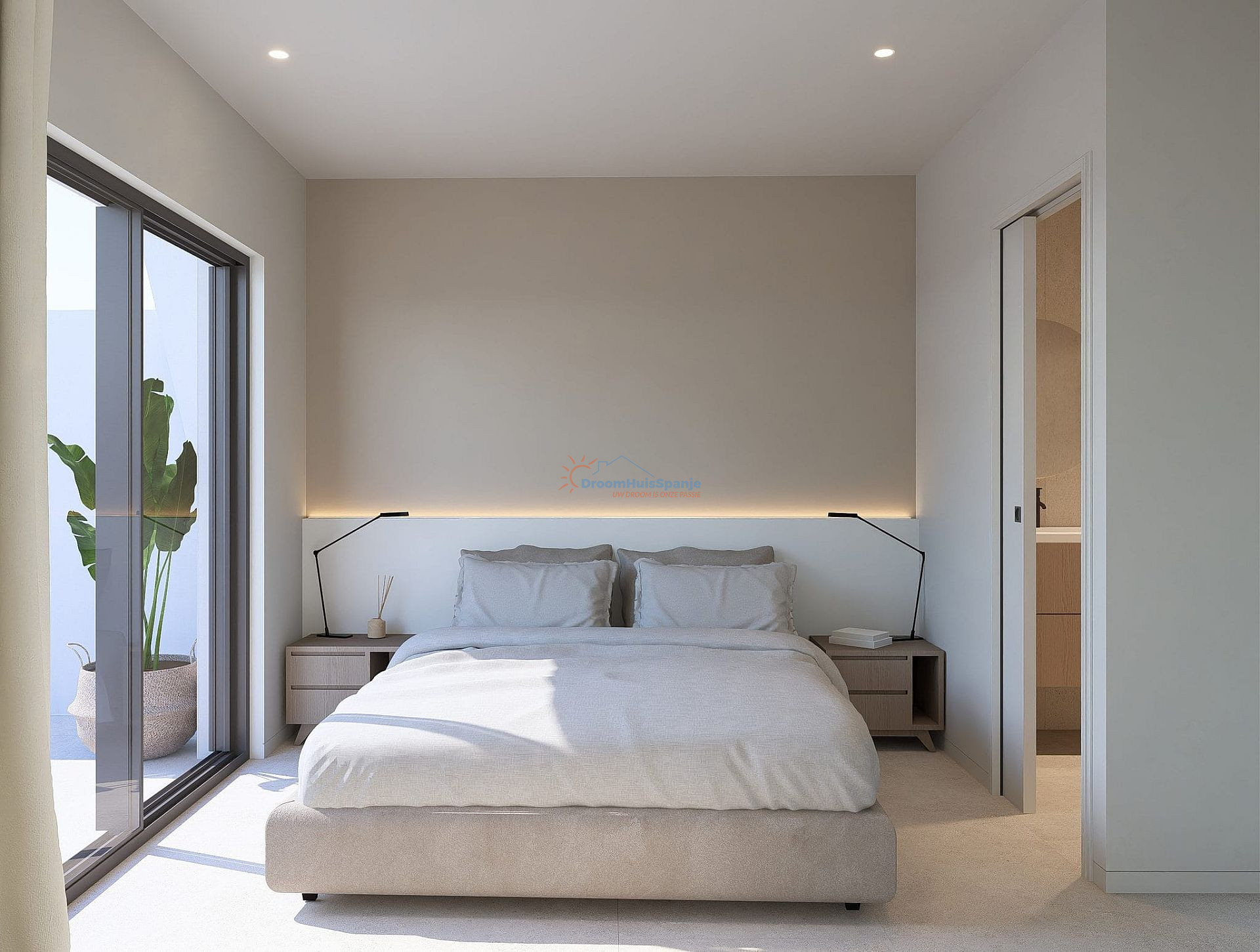 Moderne villa met dakterras en zwembad te koop in Roldan - DroomHuisSpanje