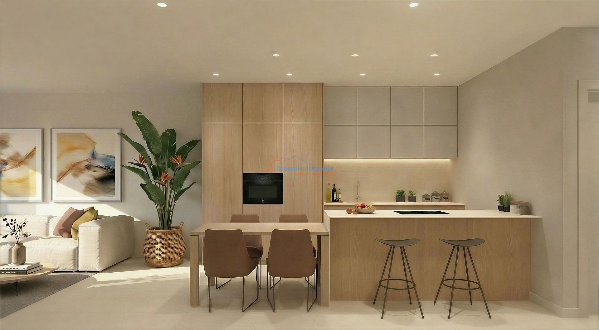 Moderne quad villa te koop in het el Alba Resort, Roldan - DroomHuisSpanje