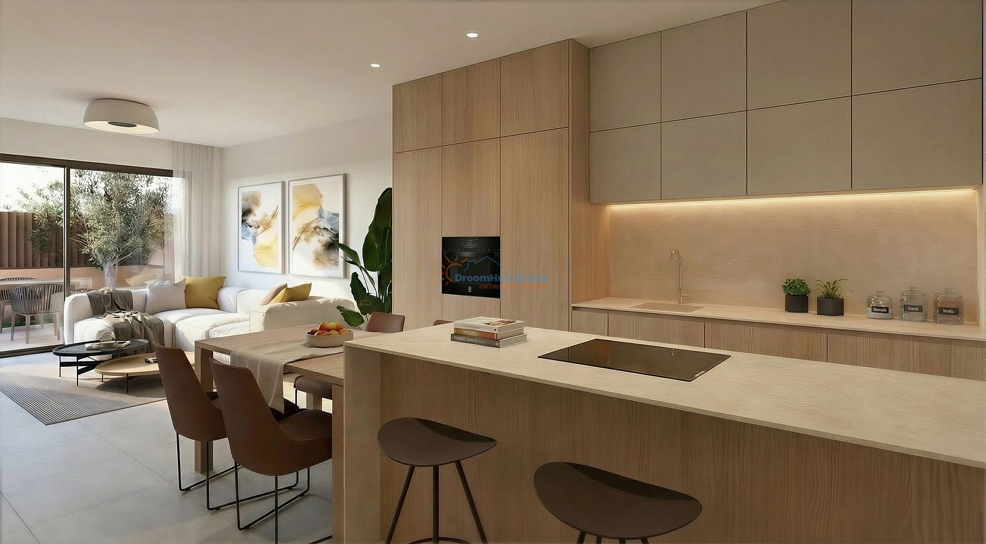 Moderne quad villa te koop in het el Alba Resort, Roldan - DroomHuisSpanje