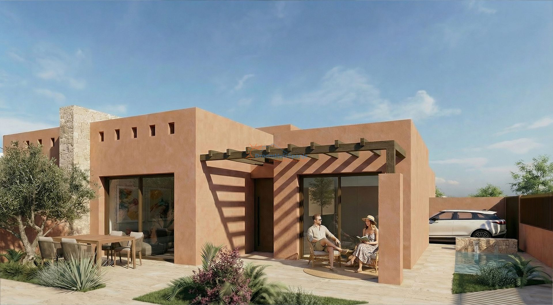 Moderne quad villa te koop in het el Alba Resort, Roldan - DroomHuisSpanje