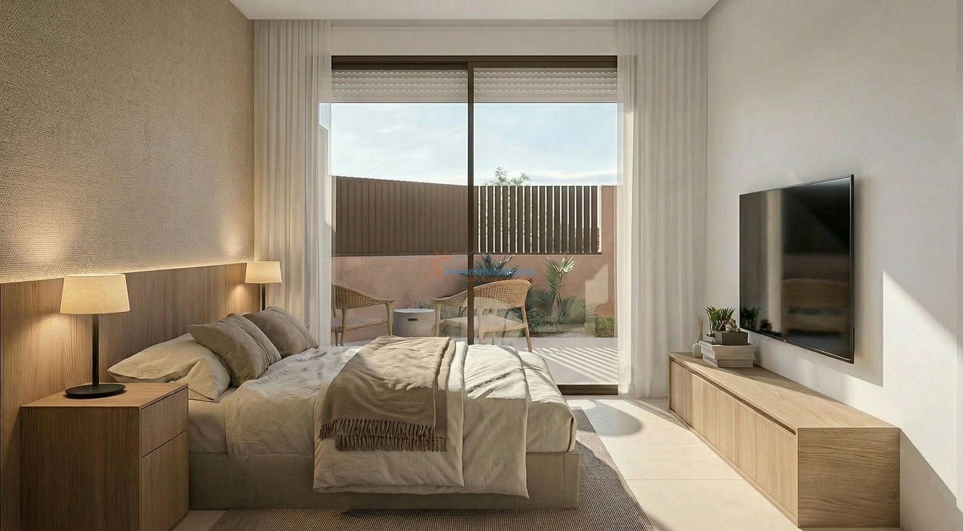 Moderne quad villa te koop in het el Alba Resort, Roldan - DroomHuisSpanje