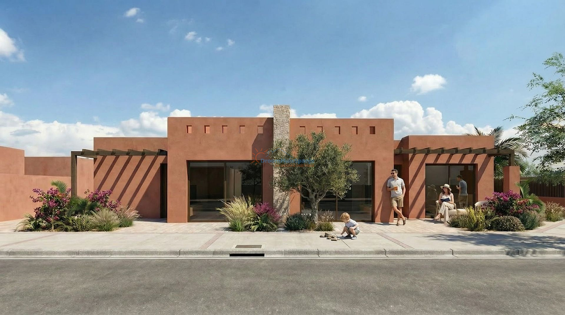 Moderne quad villa te koop in het el Alba Resort, Roldan - DroomHuisSpanje