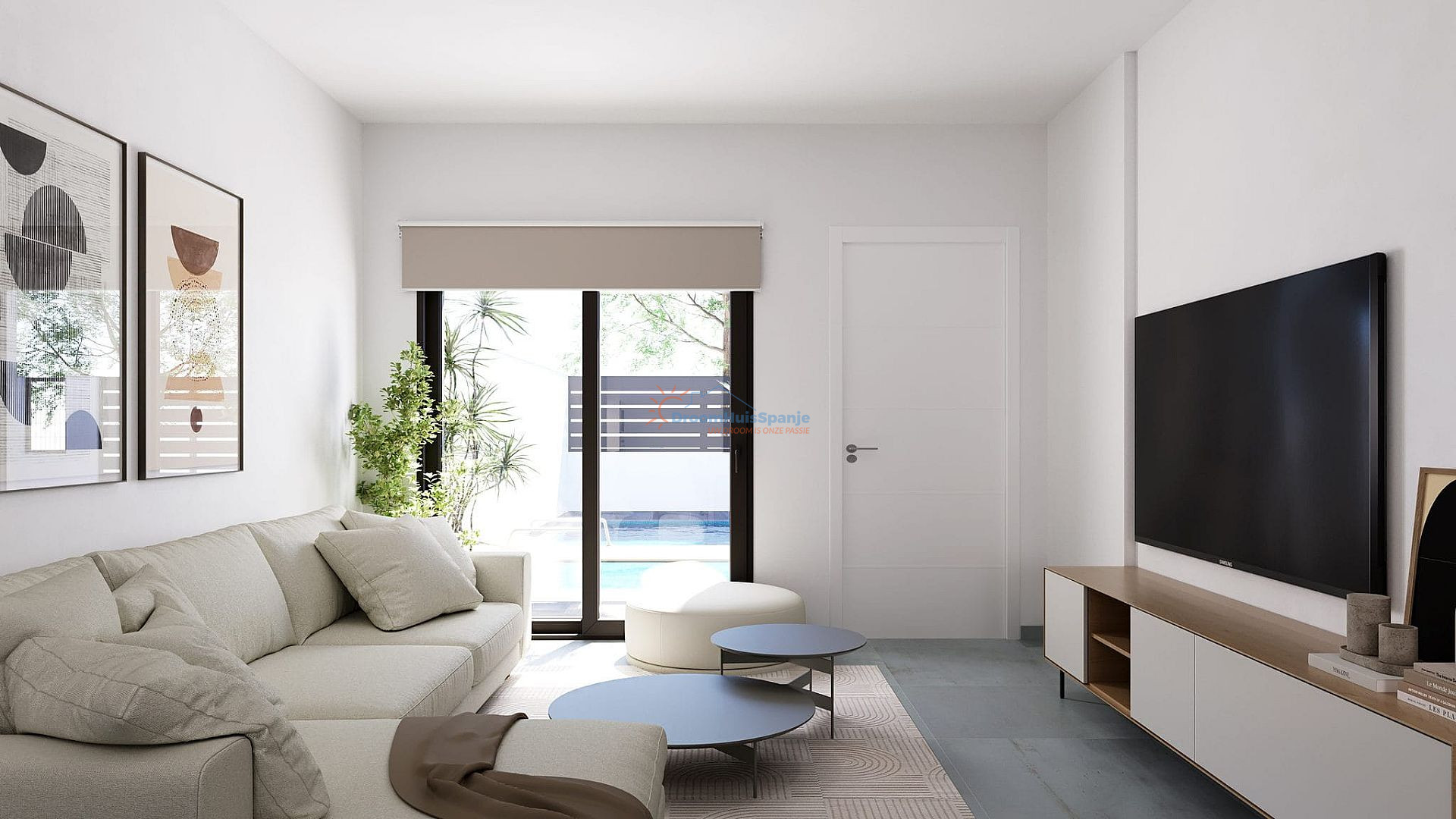 Geschakelde villa met privé zwembad in Roldan, Murcia - DroomHuisSpanje