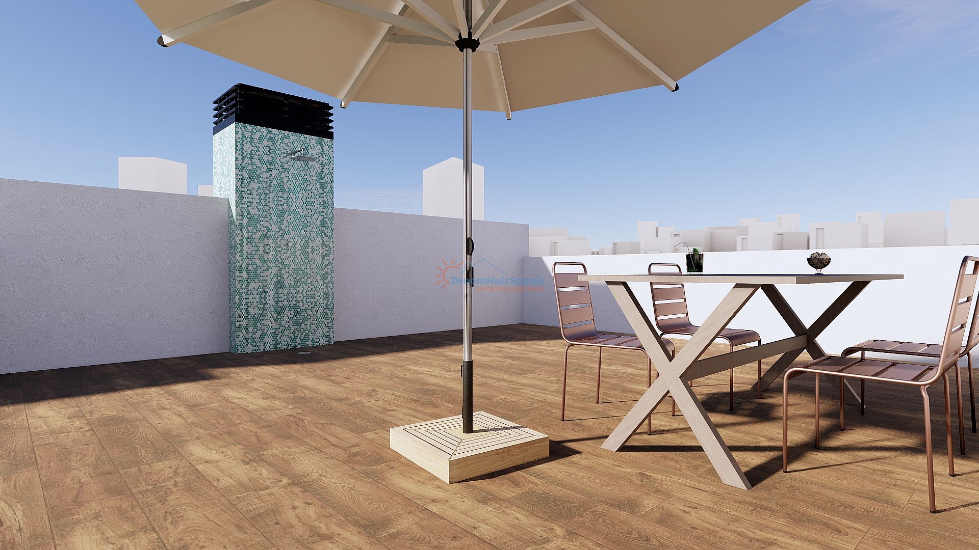 Ático nuevo a 100 metros de la playa - DroomHuisSpanje