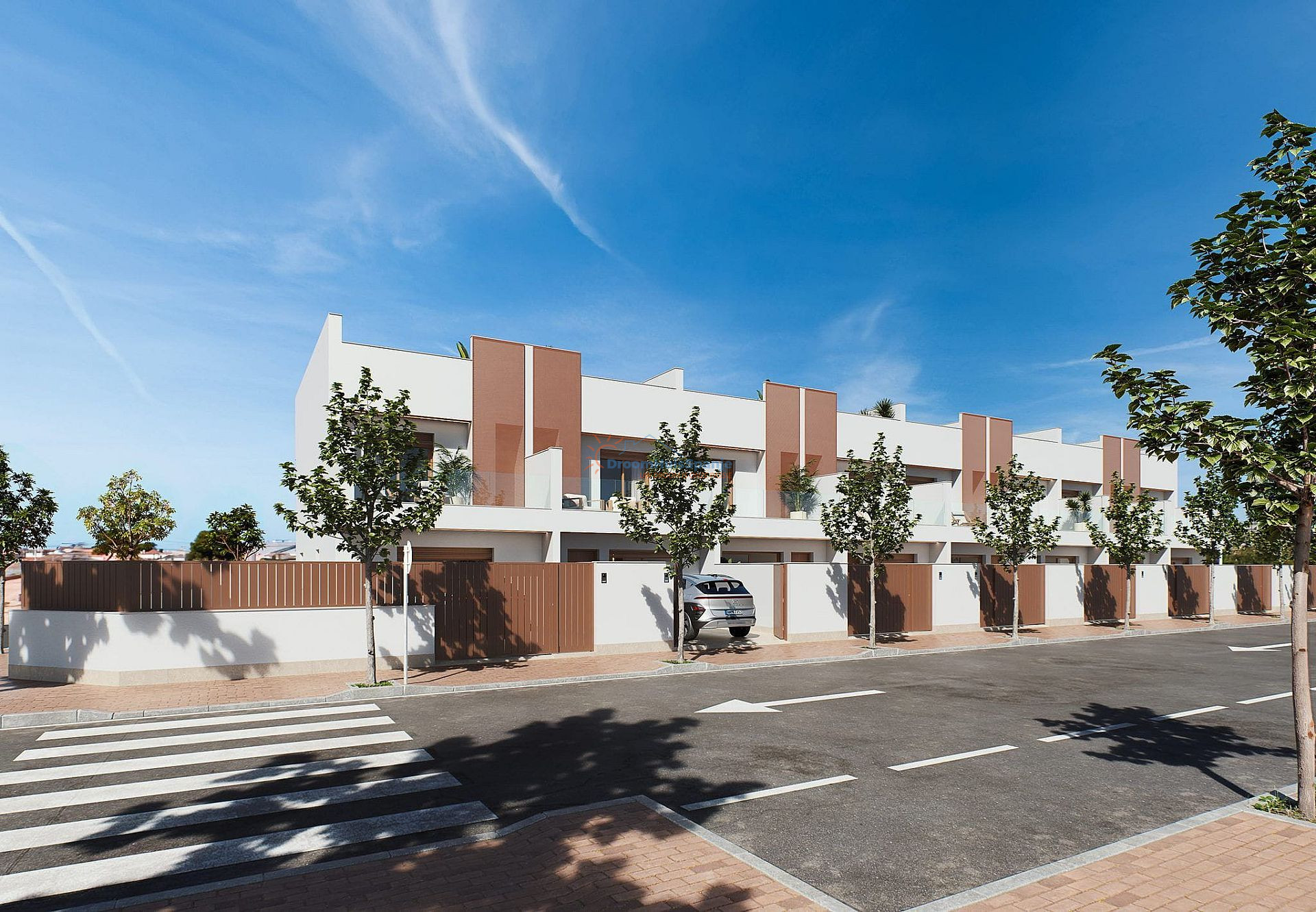 Gesschakelde nieuwbouw woning in San Pedro del Pinatar, Murcia - DroomHuisSpanje