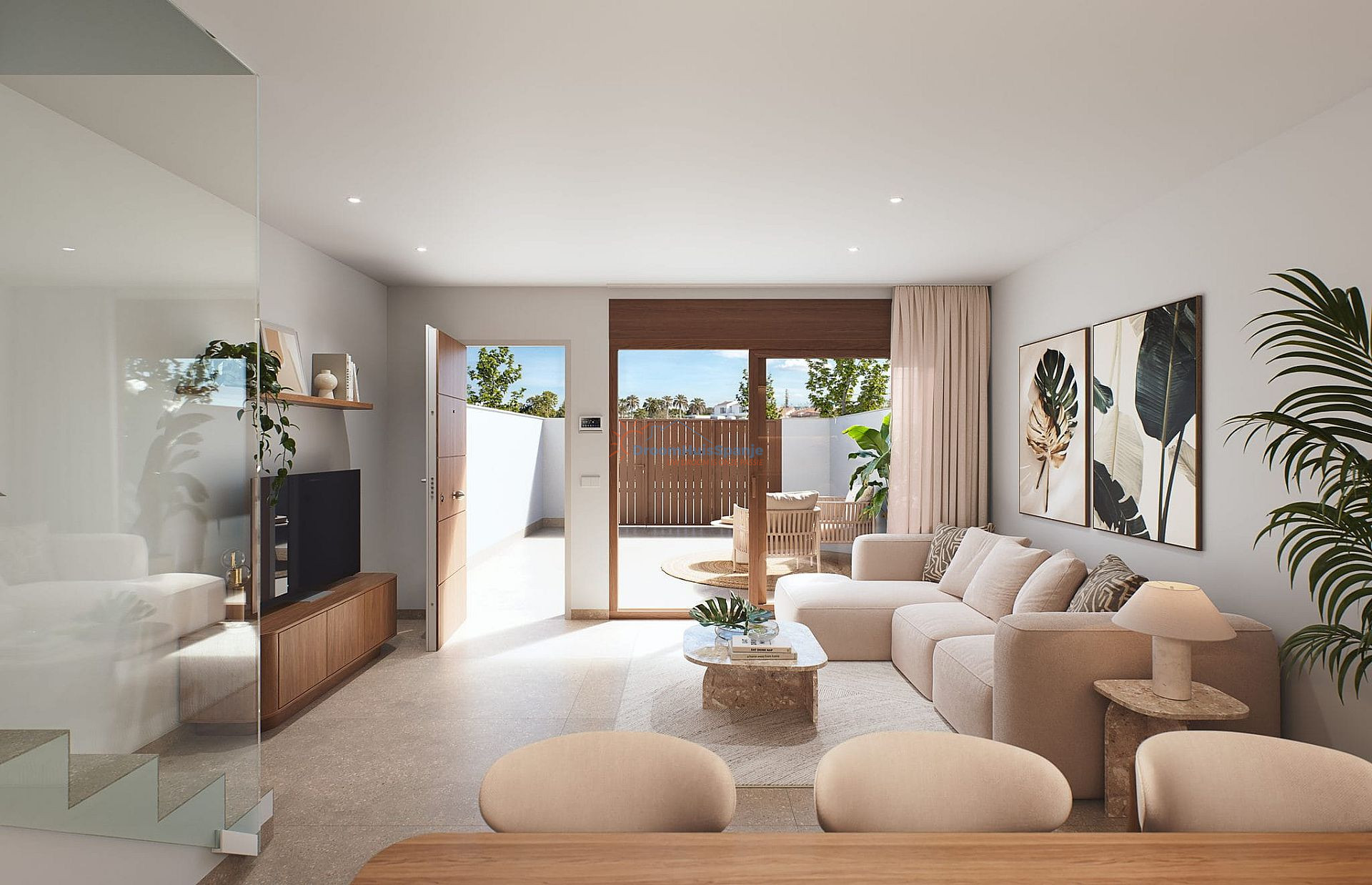 Gesschakelde nieuwbouw woning in San Pedro del Pinatar, Murcia - DroomHuisSpanje