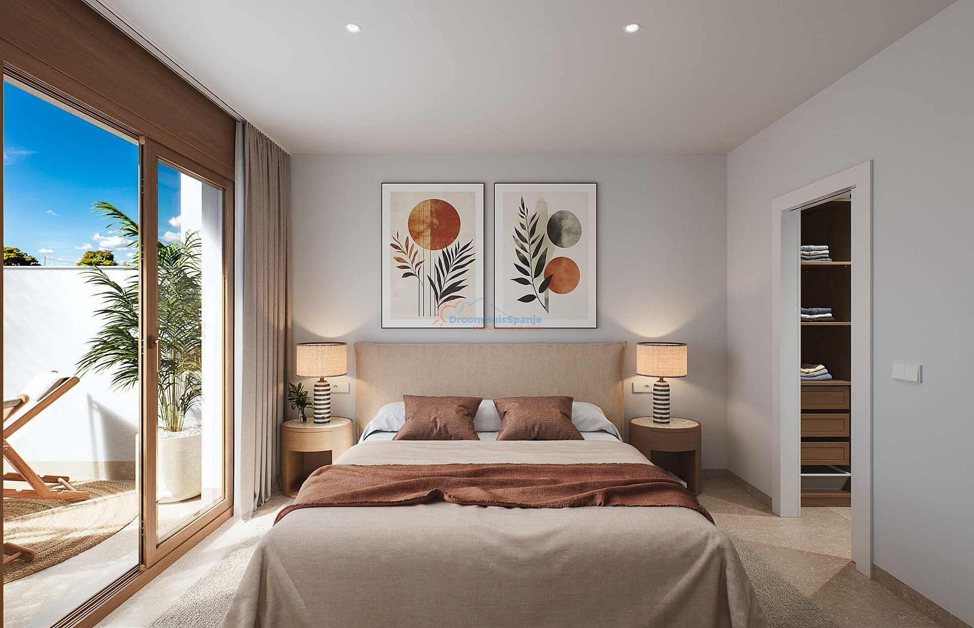 Gesschakelde nieuwbouw woning in San Pedro del Pinatar, Murcia - DroomHuisSpanje