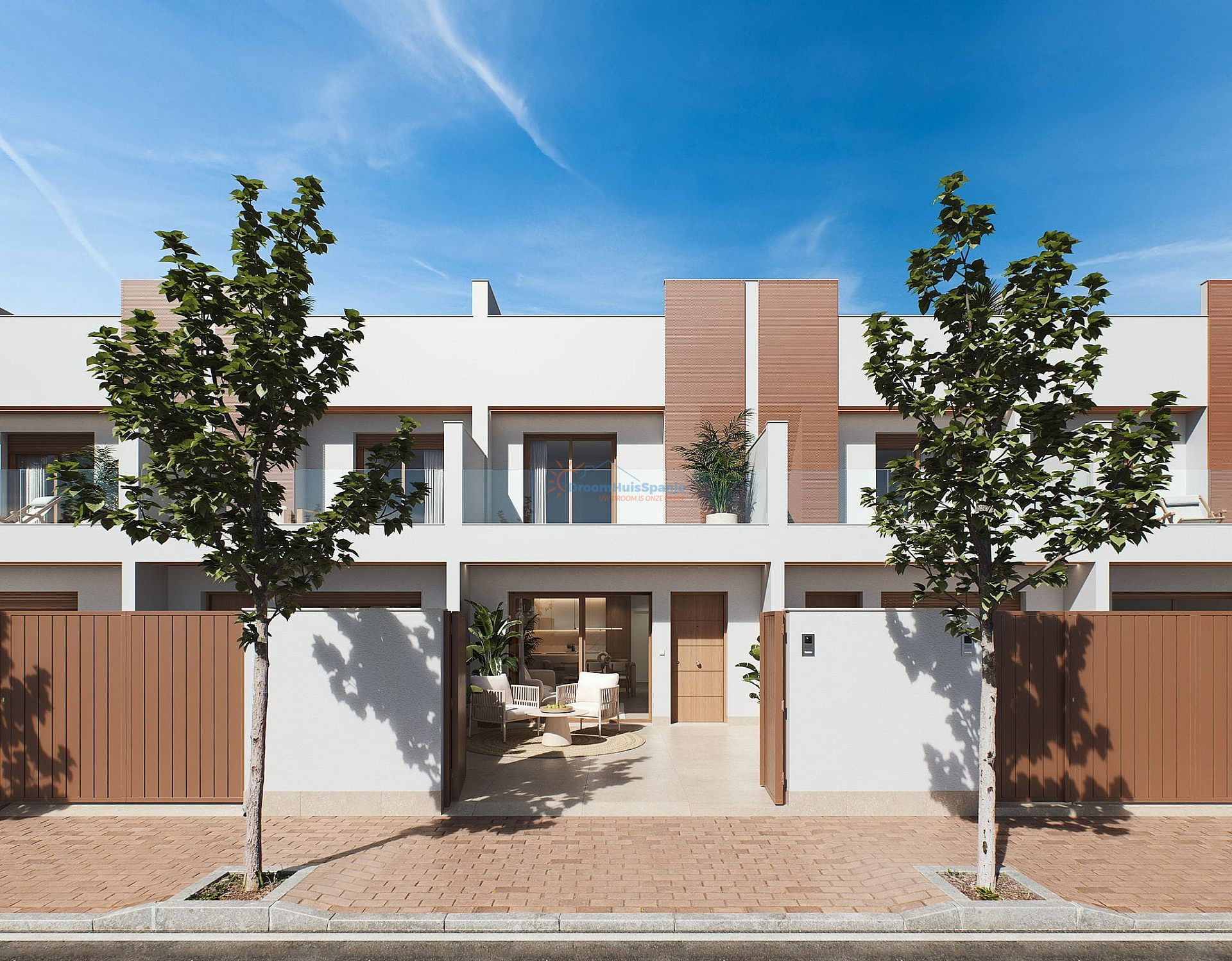 Gesschakelde nieuwbouw woning in San Pedro del Pinatar, Murcia - DroomHuisSpanje