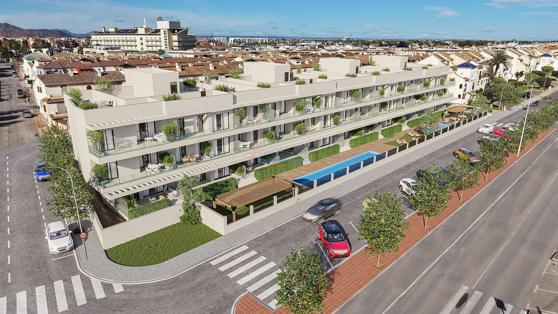 Gelijkvloers appartement met privé tuin in Los Alcazares - DroomHuisSpanje