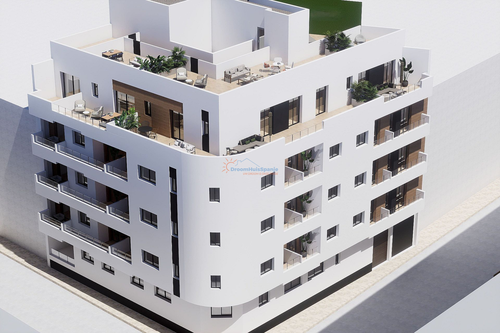 Modern penthouse met dakterras te koop in Torrevieja - DroomHuisSpanje