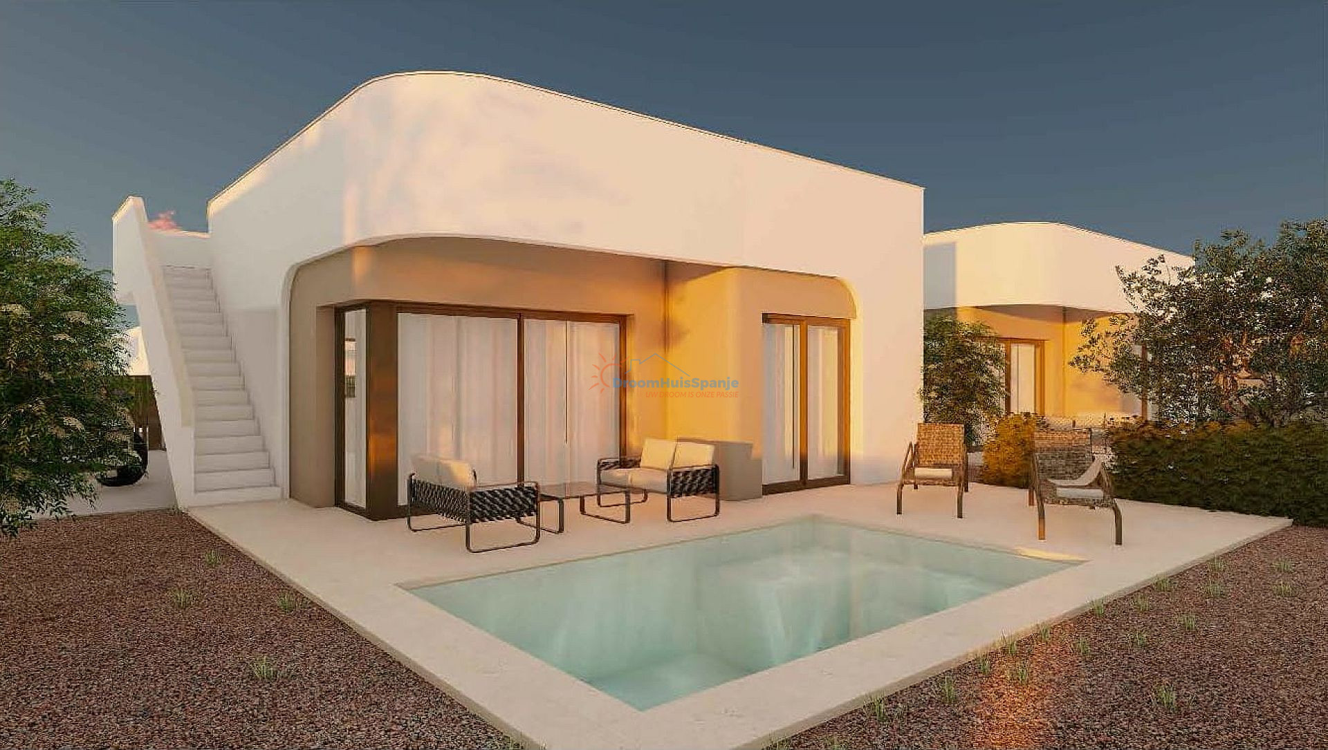 2 slaapkamer villa te koop in Hacienda del Alamo, Murcia - DroomHuisSpanje