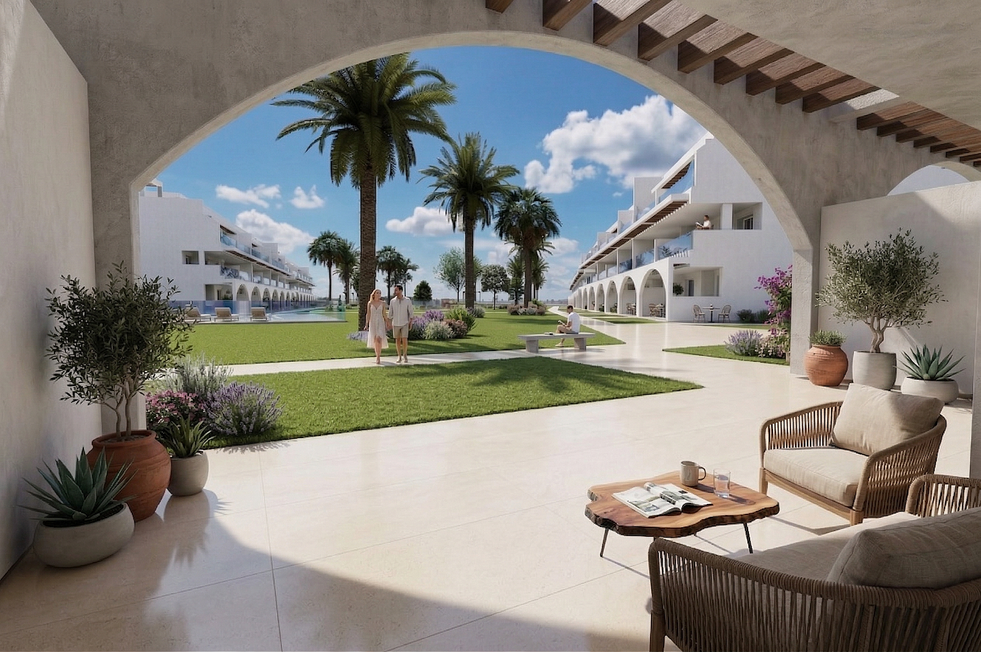 Gelijkvloers appartement te koop in Vera Playa - DroomHuisSpanje