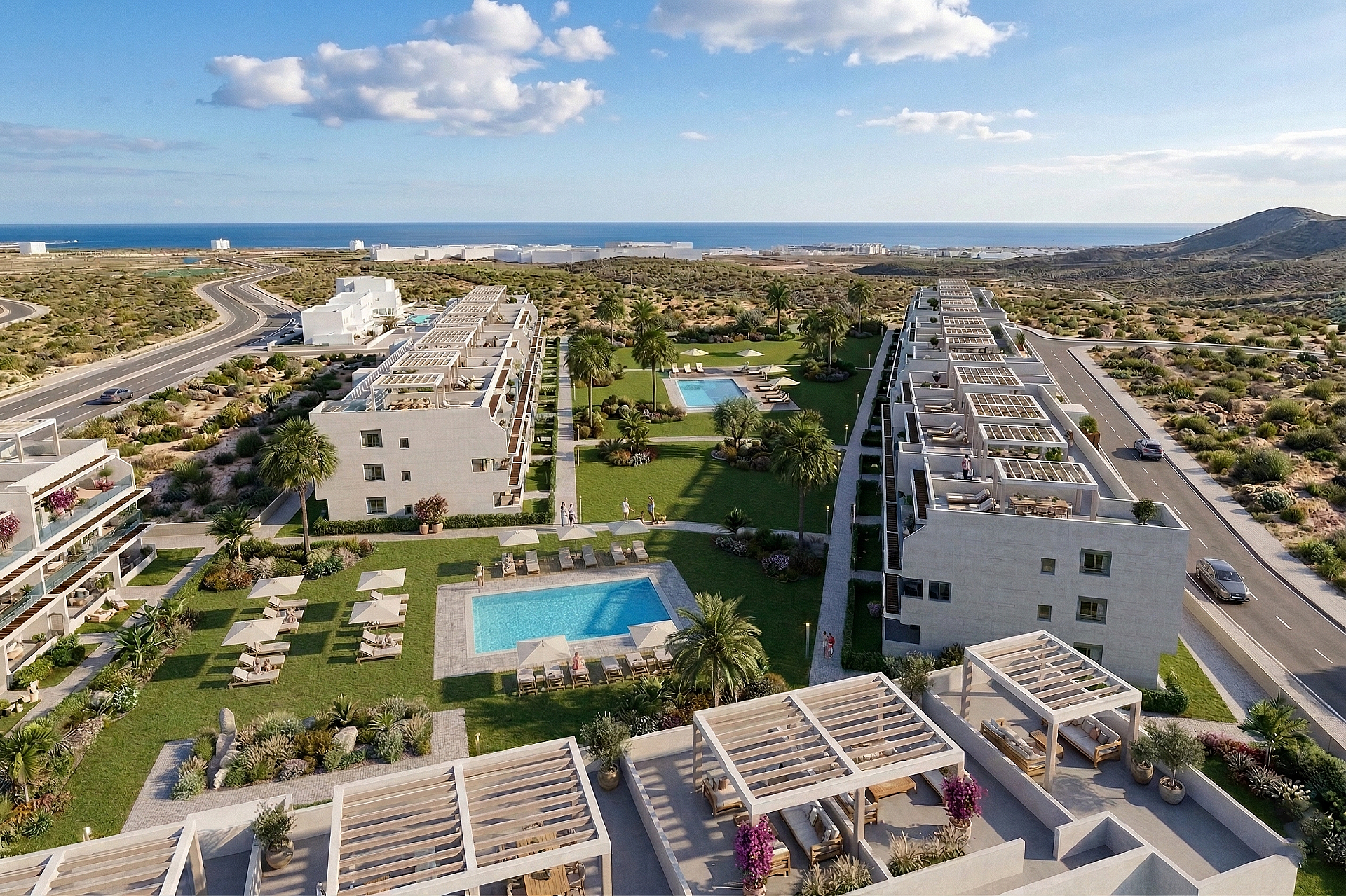 3 slaapkamer begane grond appartement  te koop in Vera Playa - DroomHuisSpanje