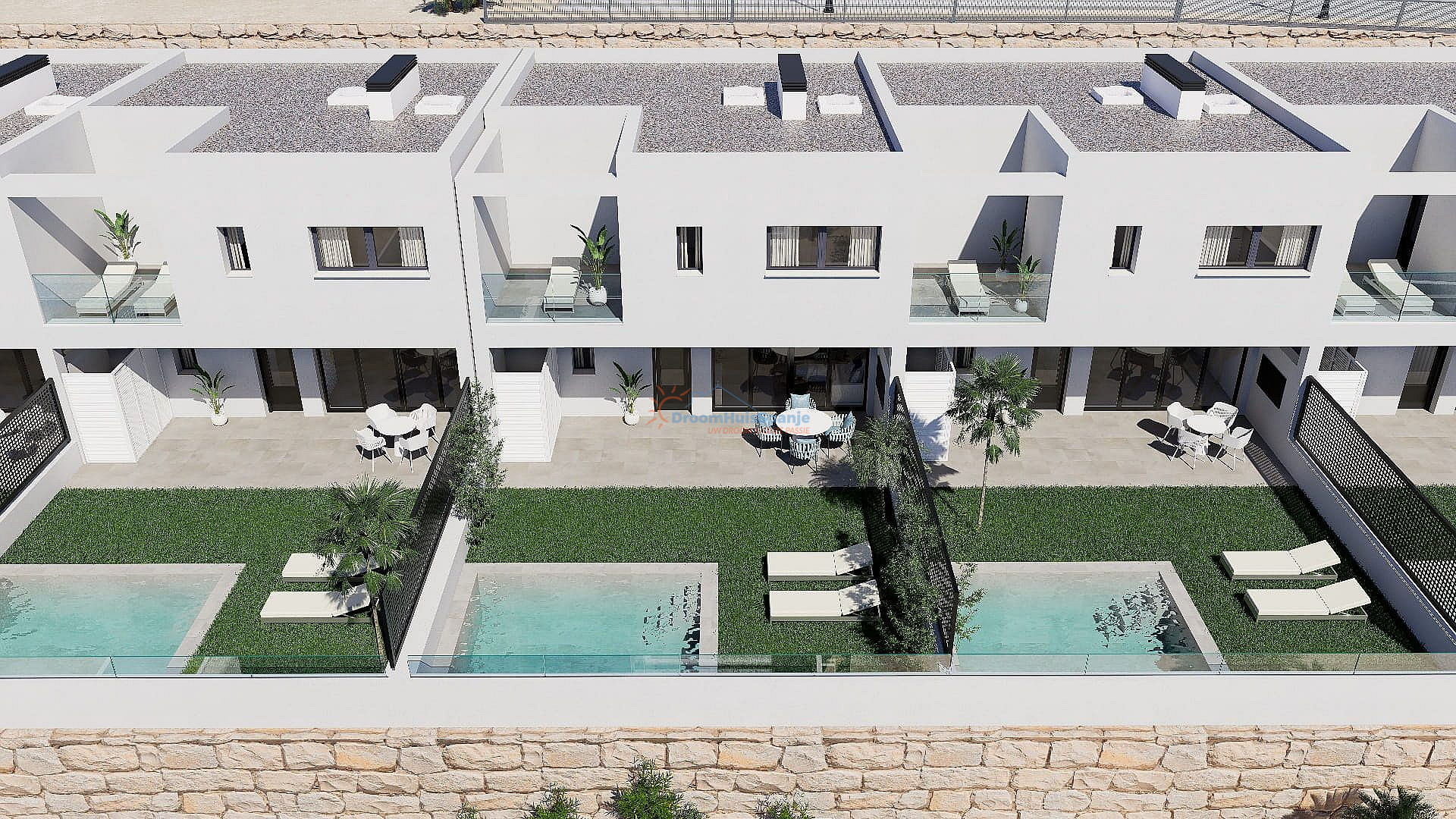 Geschakelde villa te koop in Mojacar, Almeria - DroomHuisSpanje