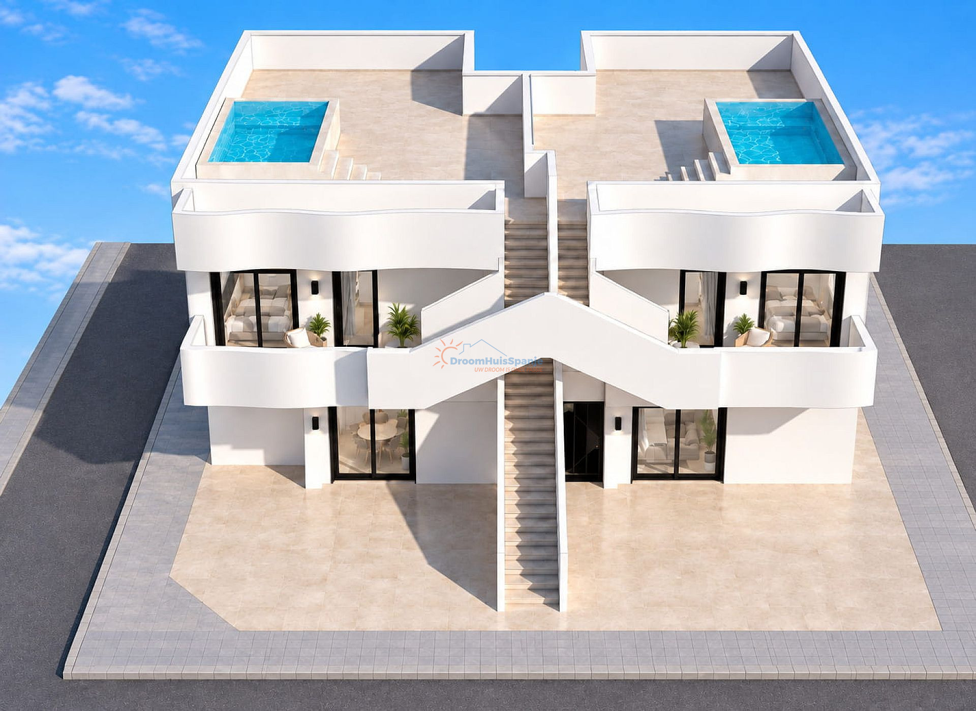 Atico en San Pedro del Pinatar - Lo Pagan - Obra nueva - DroomHuisSpanje