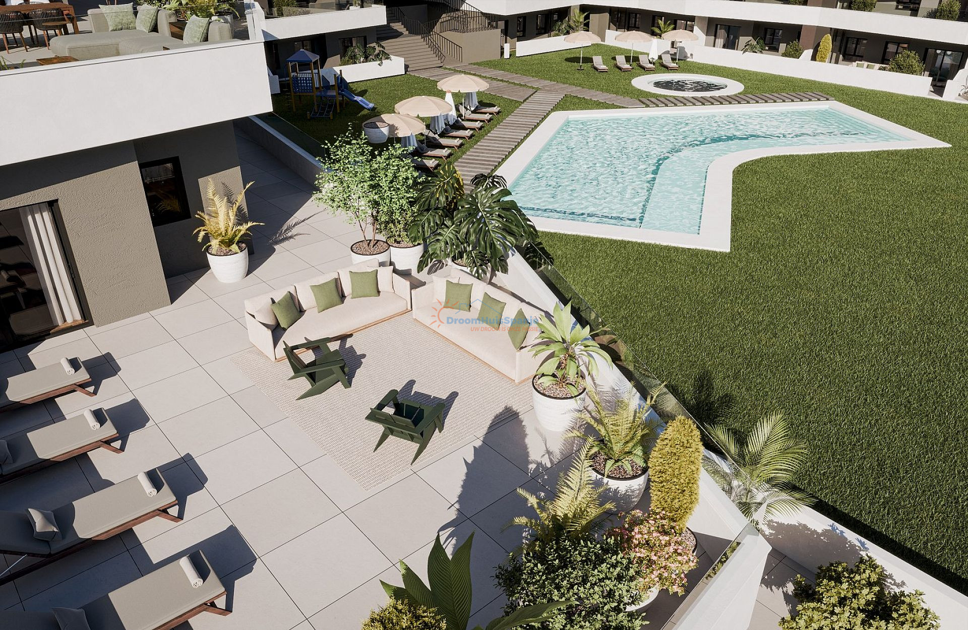 Begane grond 3 slaapkamer appartement in San Miguel de Salinas - DroomHuisSpanje