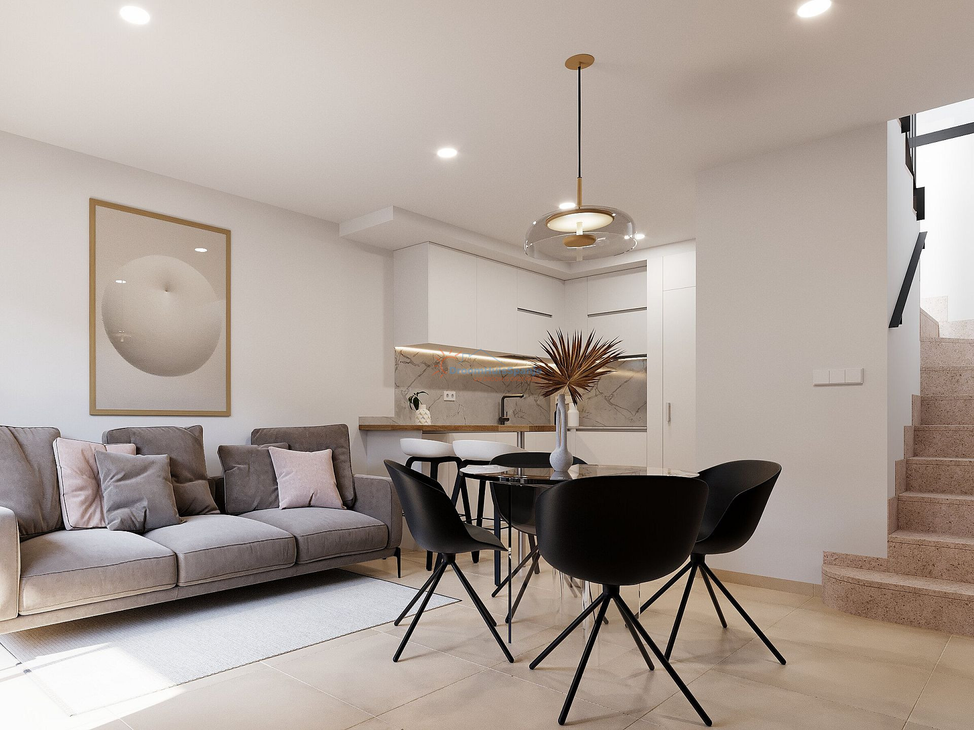 Modern herenhuis in het hart van het dorp Santa Rosalia  - DroomHuisSpanje