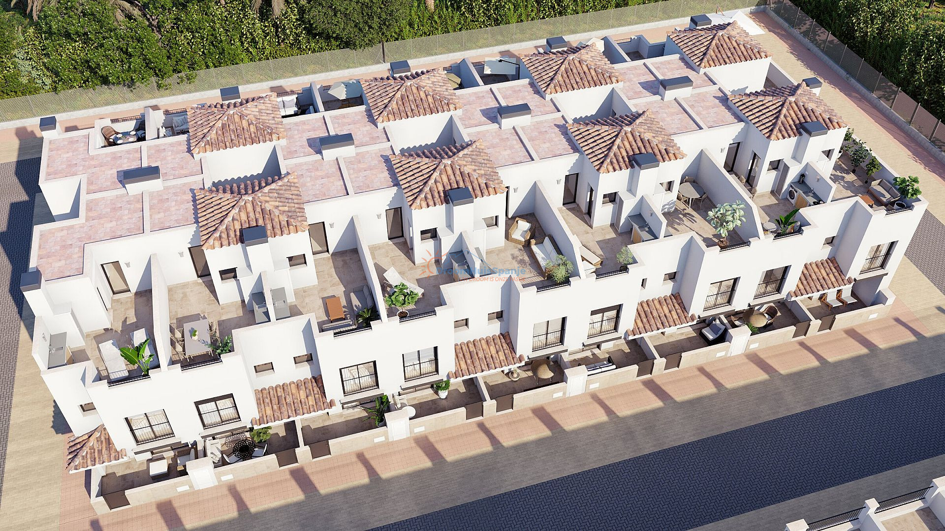 Modern herenhuis in het hart van het dorp Santa Rosalia  - DroomHuisSpanje