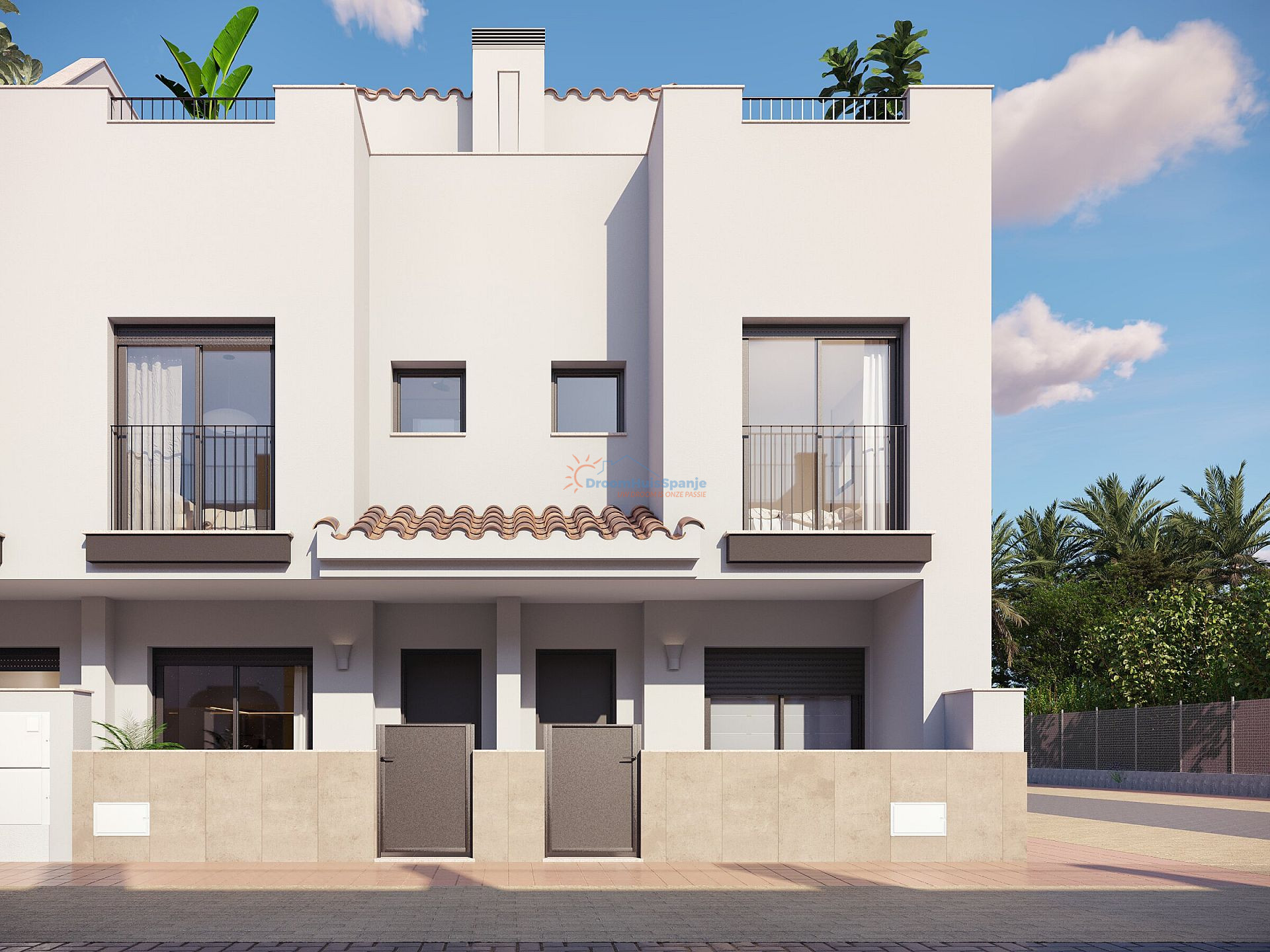 Modern herenhuis in het hart van het dorp Santa Rosalia  - DroomHuisSpanje