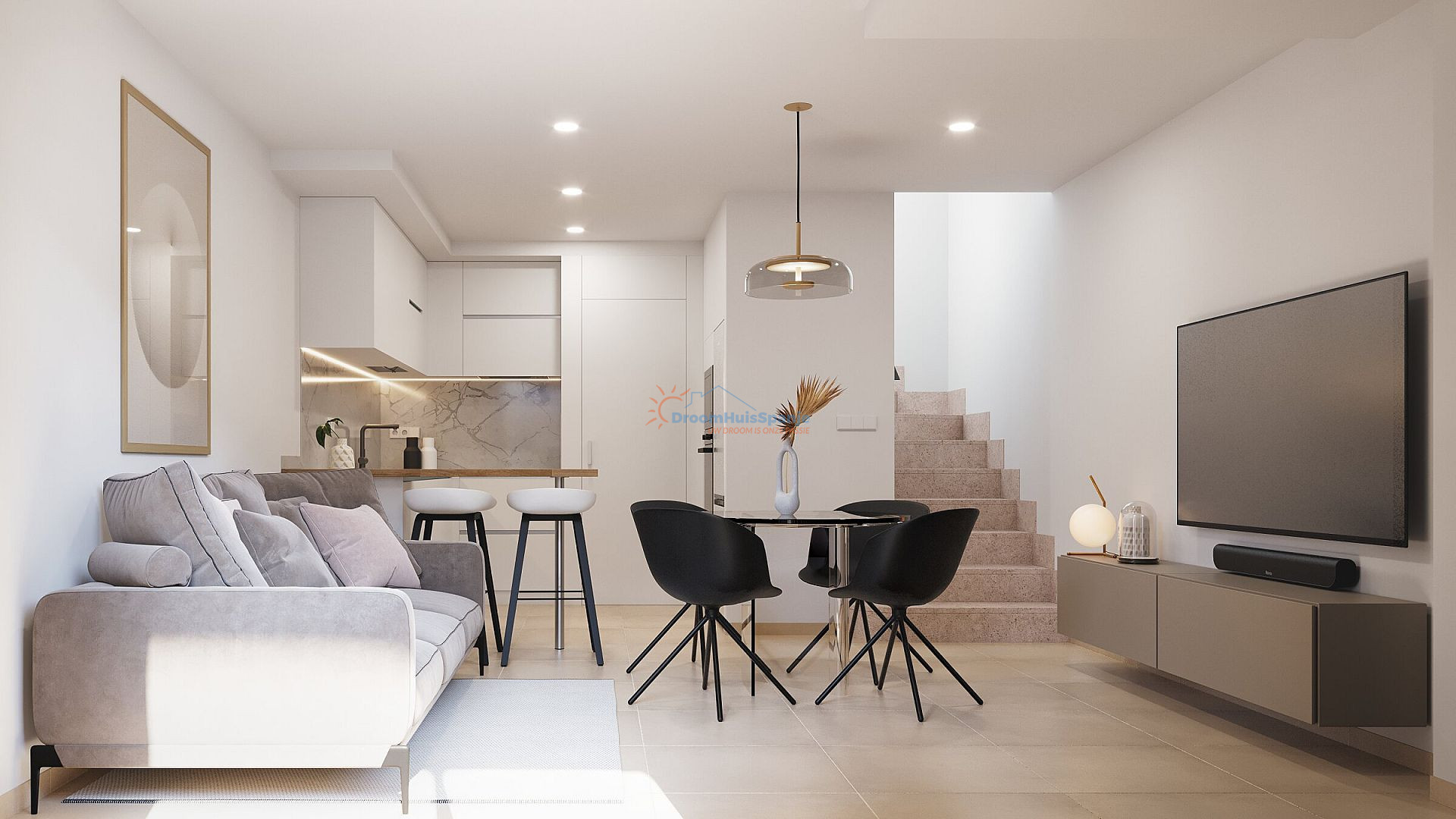 Modern herenhuis in het hart van het dorp Santa Rosalia  - DroomHuisSpanje