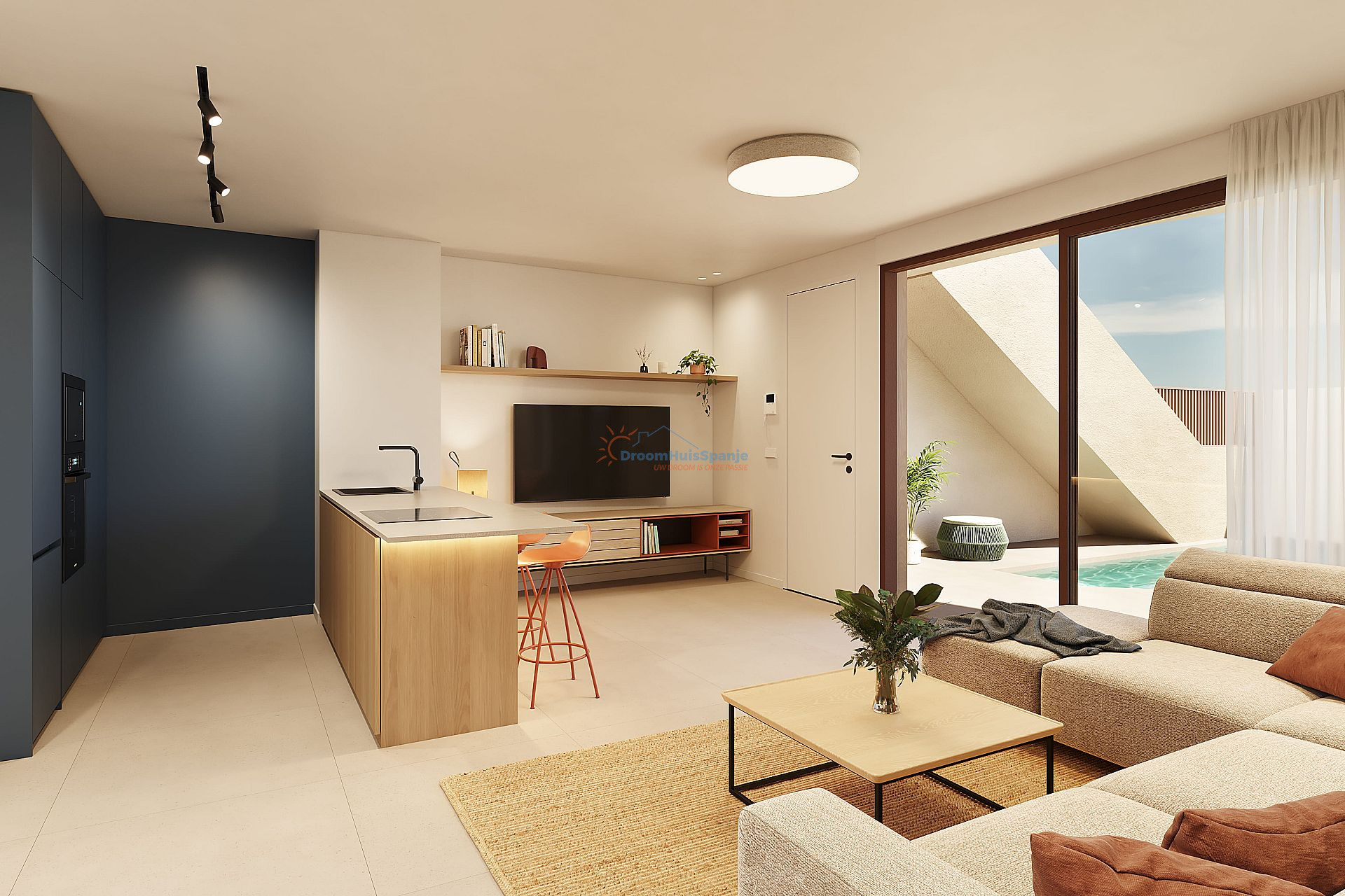 Penthouse met eigen dakterras en zwembad in San Pedro del Pinatar, Murcia - DroomHuisSpanje