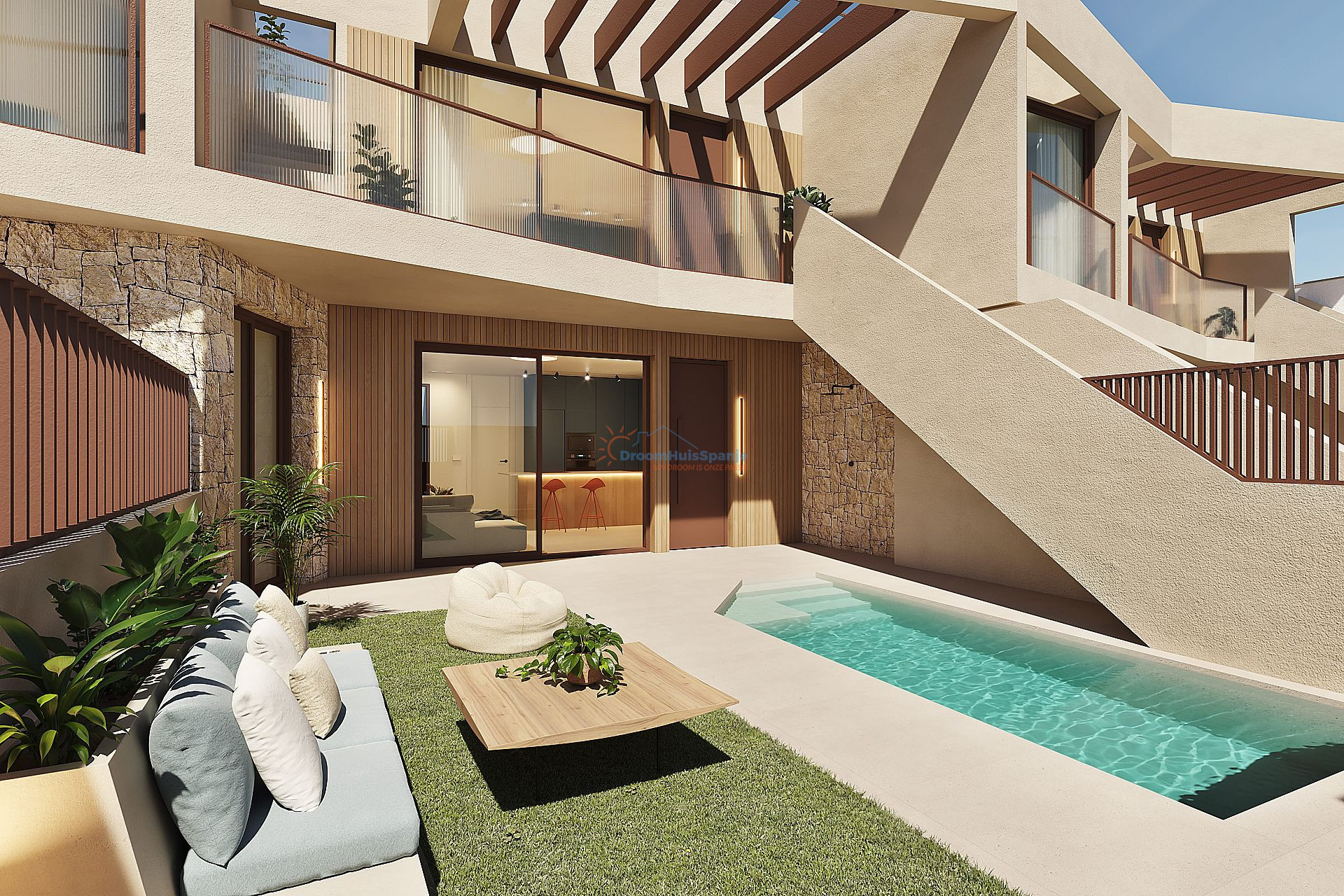 Penthouse met eigen dakterras en zwembad in San Pedro del Pinatar, Murcia - DroomHuisSpanje