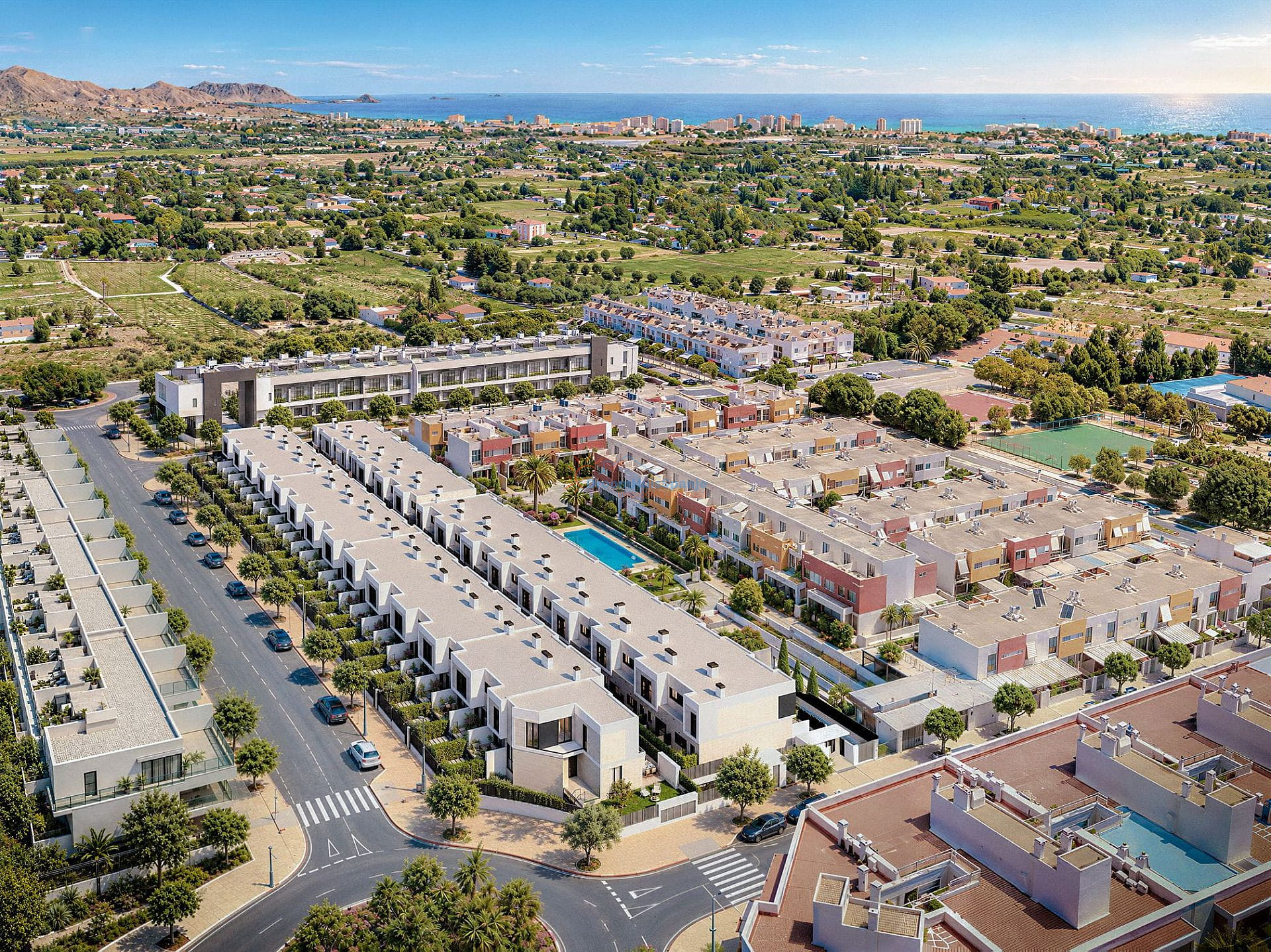 Geschakelde villa met 3 slaapkamers in Alicante - DroomHuisSpanje