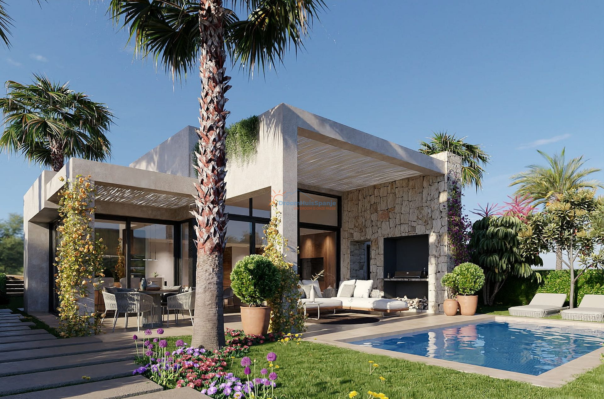 Prachtige vrijstaande villa te koop in Desert Springs Golf, Almeria - DroomHuisSpanje