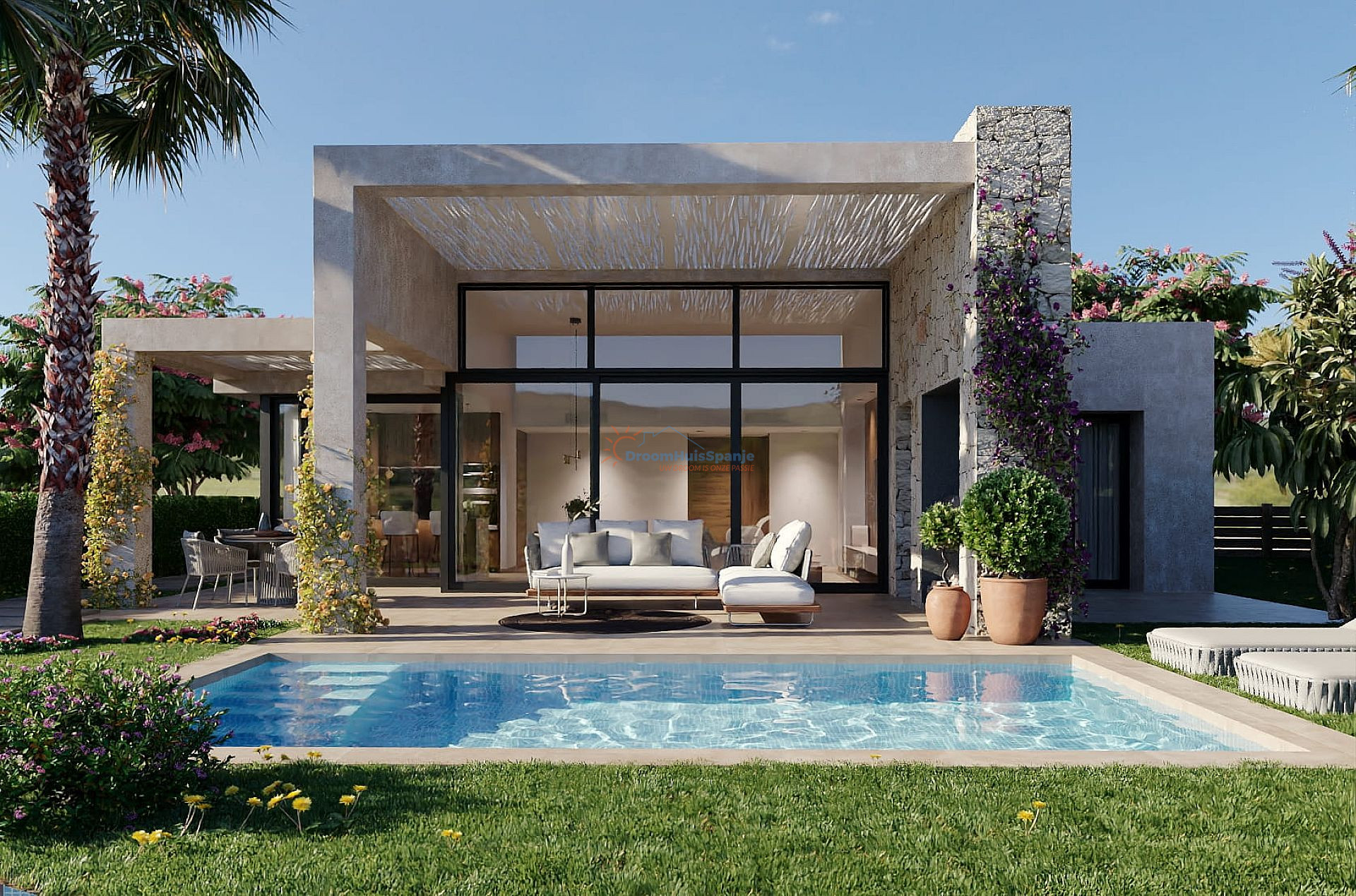 Prachtige vrijstaande villa te koop in Desert Springs Golf, Almeria - DroomHuisSpanje